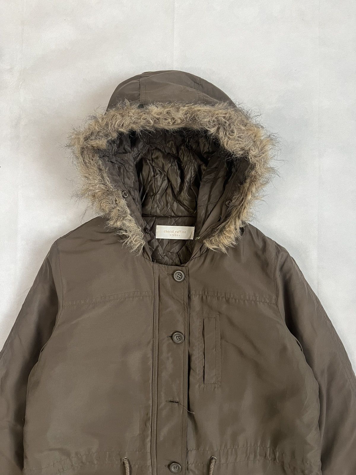 Japanese Brand Japanese Chocol Raffine Robe Racoon Fur Parkas Size US M / EU 48-50 / 2 - 2 Thumbnail