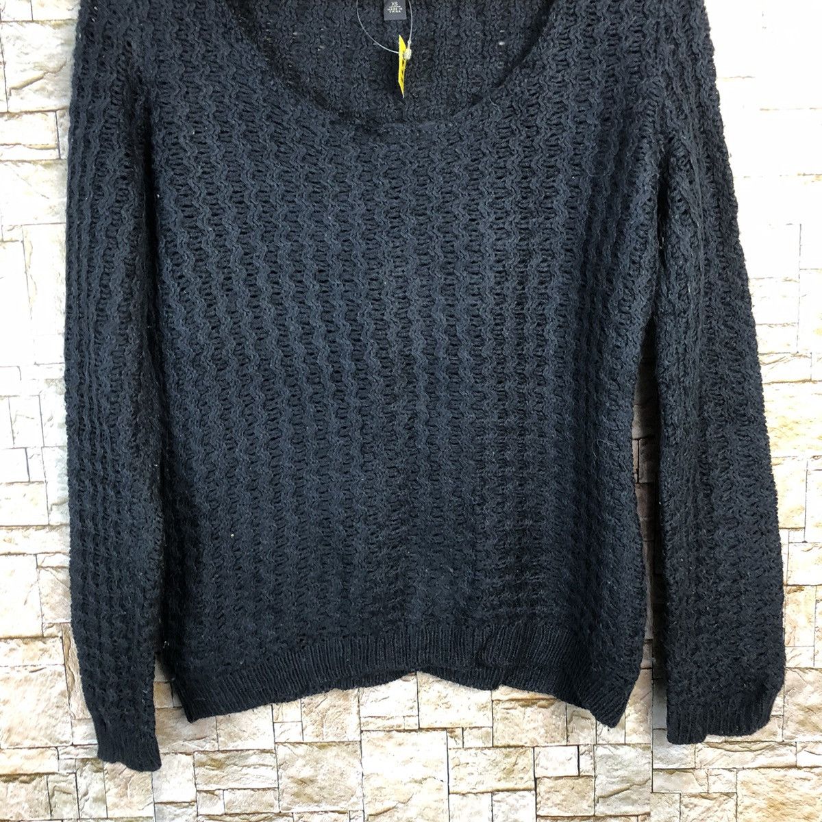 Banana Republic × Homespun Knitwear Banana Republic Black Knitwear #A671 Size XS / US 0-2 / IT 36-38 - 3 Thumbnail