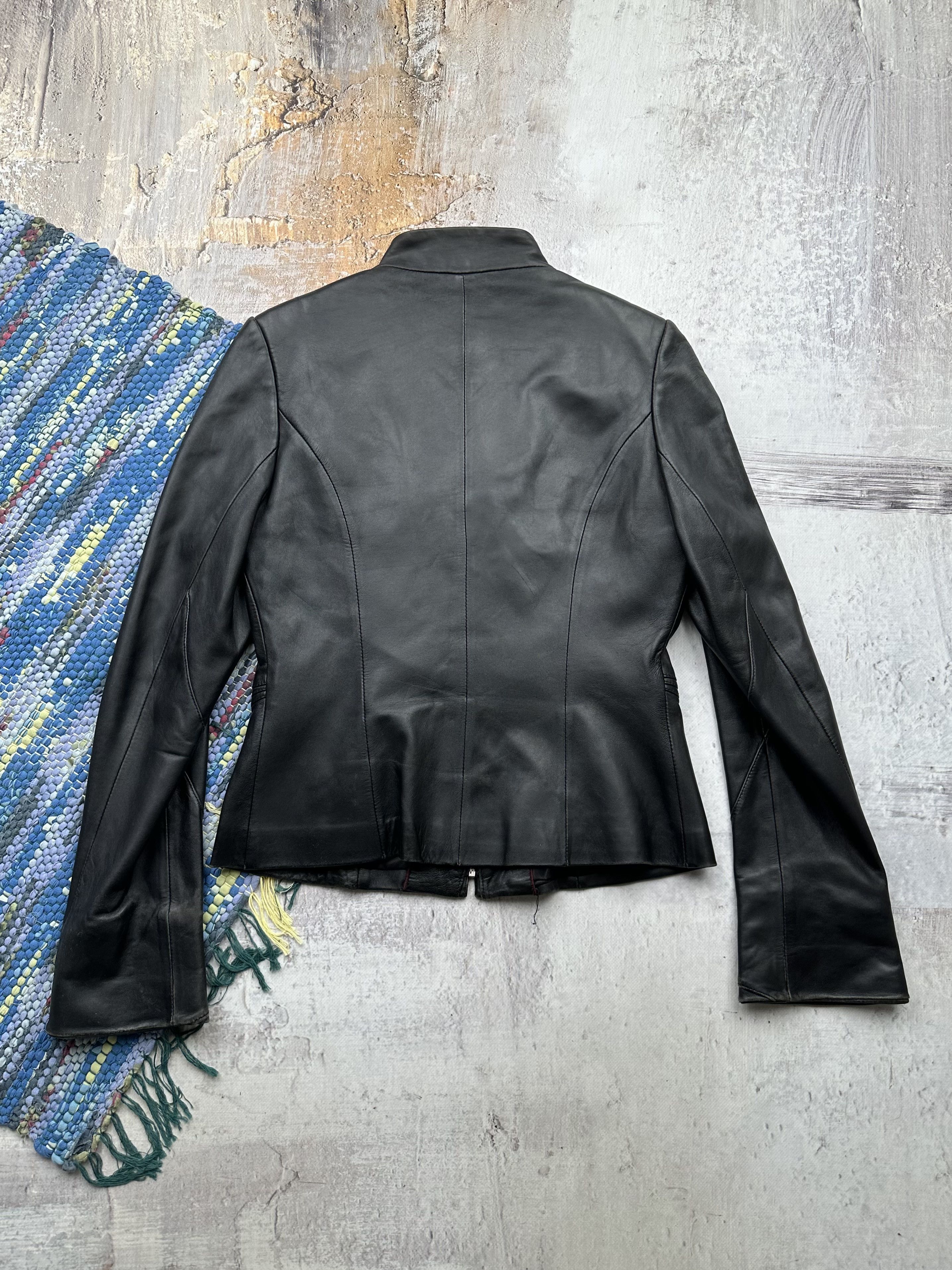 Japanese Brand Vintage Leather Jacket A337D15(23) Size S / US 4 / IT 40 - 9 Thumbnail