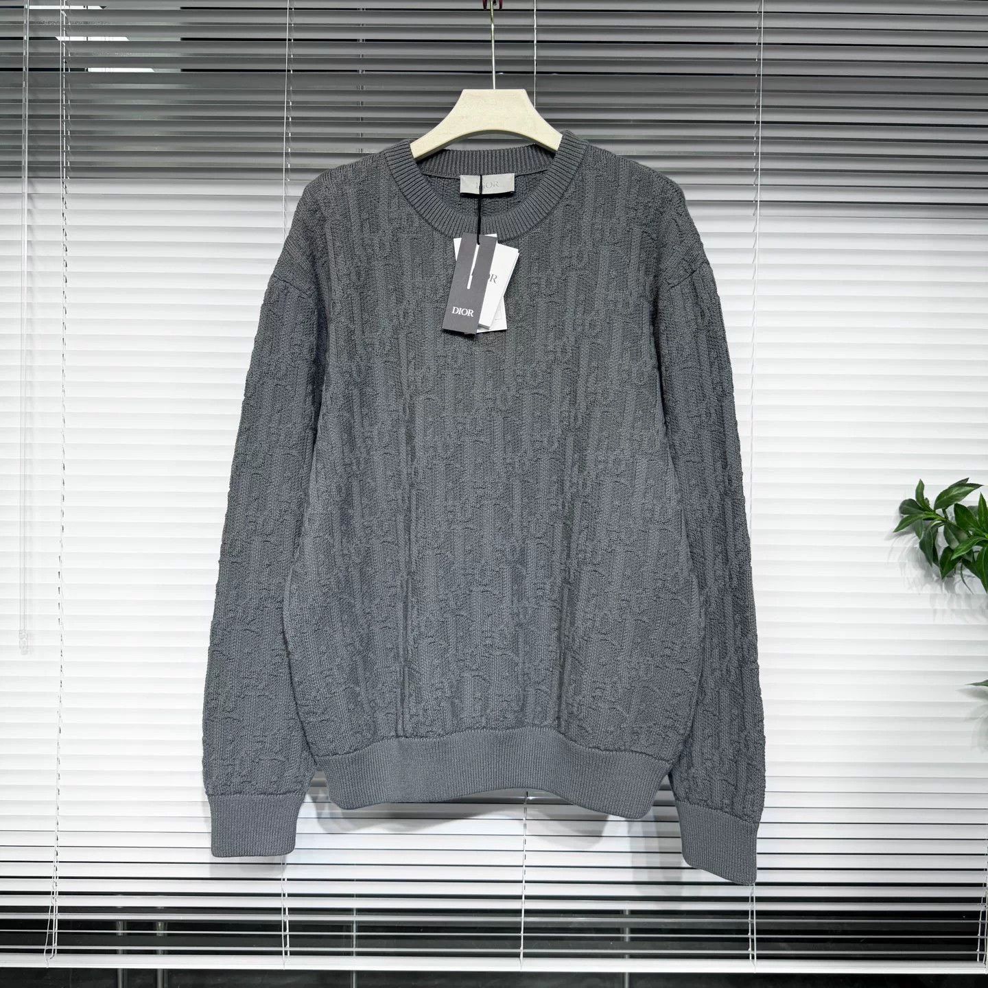 Dior Dior 2025 Oblique Logo Knit Sweater Size US XL / EU 56 / 4 - 1 Thumbnail