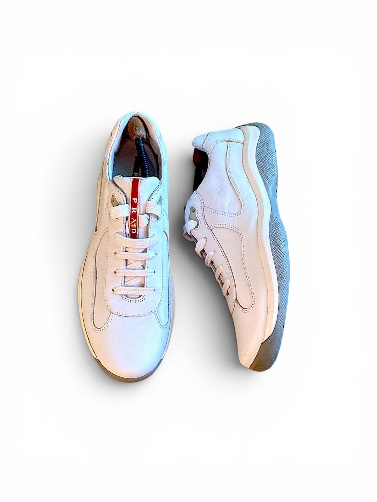 Prada America's Cup Patent Leather Sneakers
