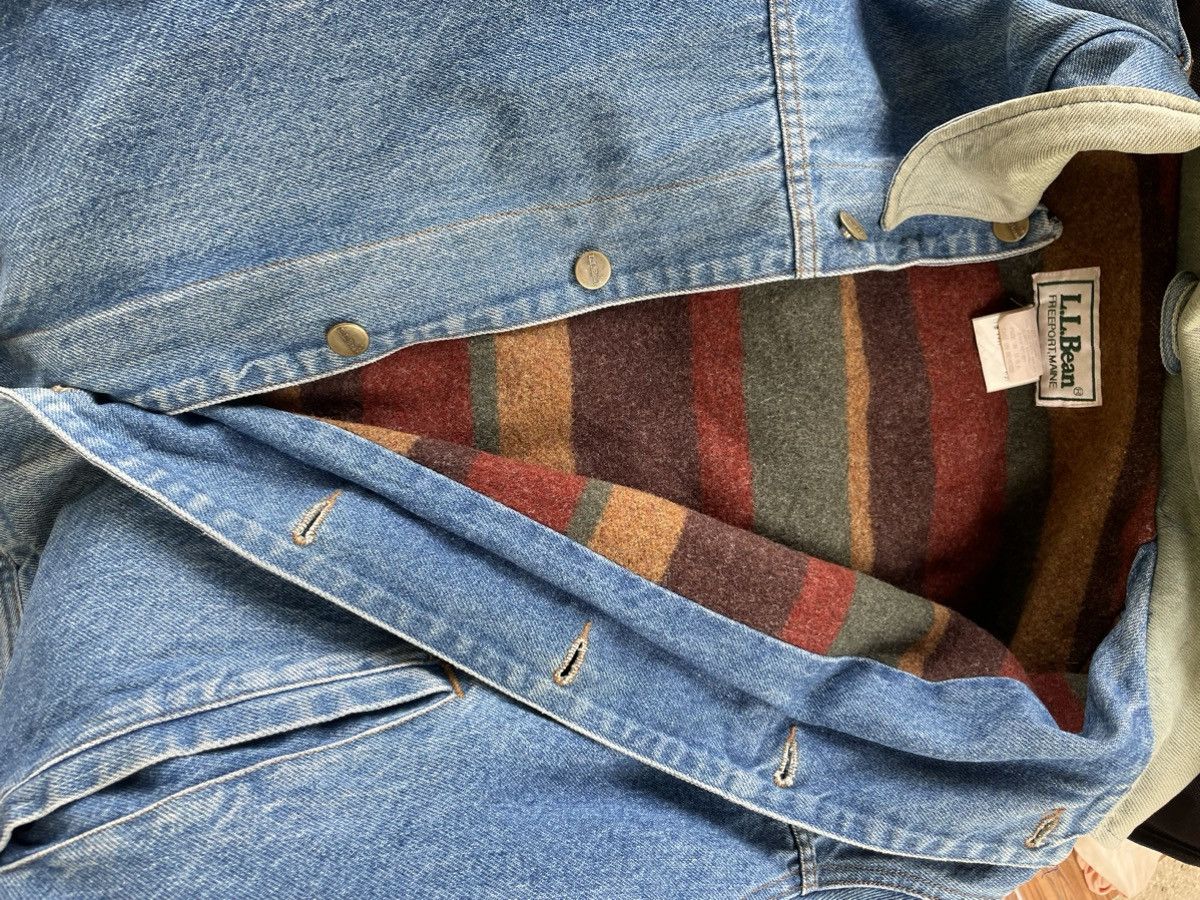 Japanese Brand Vintage L.L.Bean Denim Jacket Size US M / EU 48-50 / 2 - 8 Thumbnail
