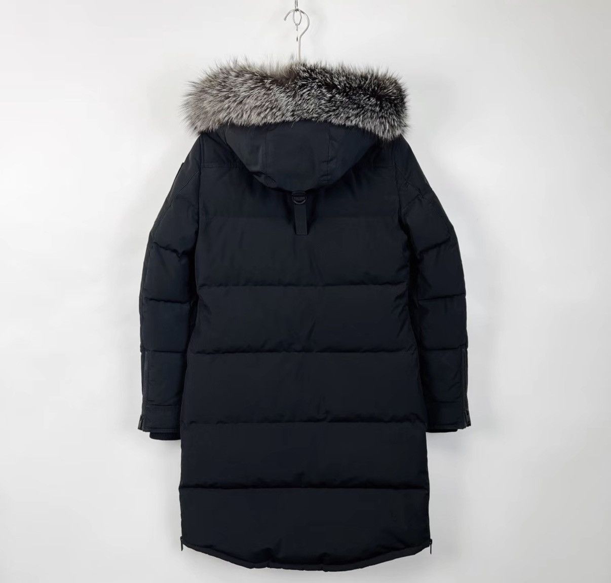 Moose Knuckles Moose Knuckles / MK / Black Hooded Mid-Long Down Jacket K12 Size M / US 6-8 / IT 42-44 - 2 Thumbnail