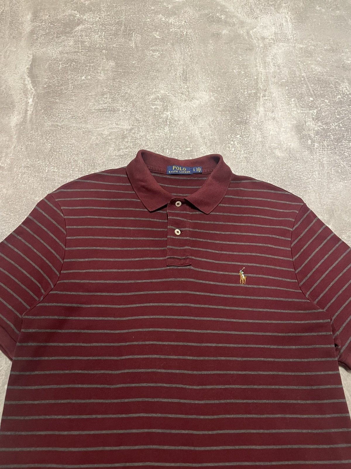 Polo Ralph Lauren Vintage Polo Ralph Lauren Striped Polo Shirt Y2K Size L Size US L / EU 52-54 / 3 - 2 Thumbnail