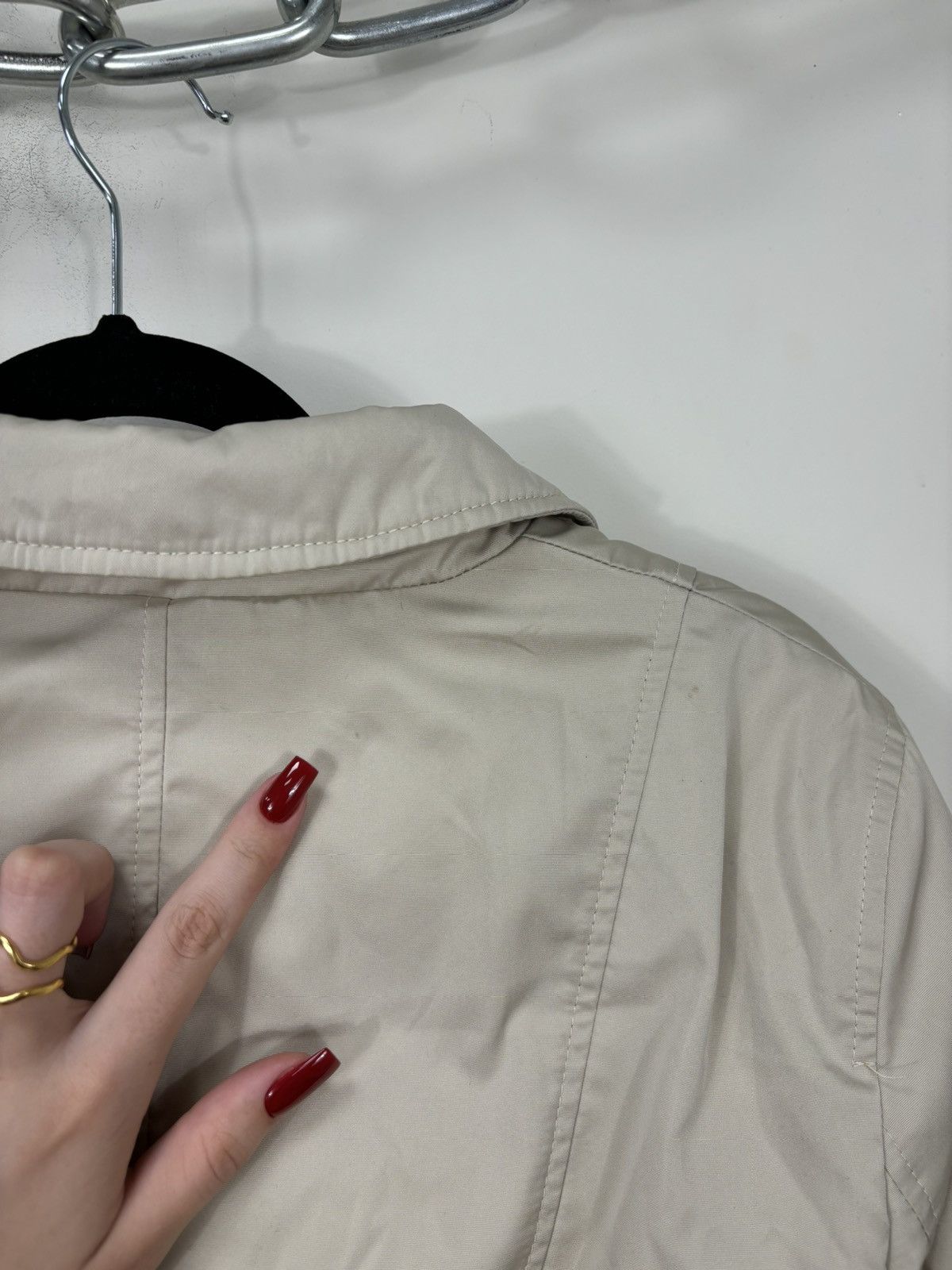Max Mara Max Mara Beige Women’s Classic Luxury Jacket Size M / US 6-8 / IT 42-44 - 20 Thumbnail
