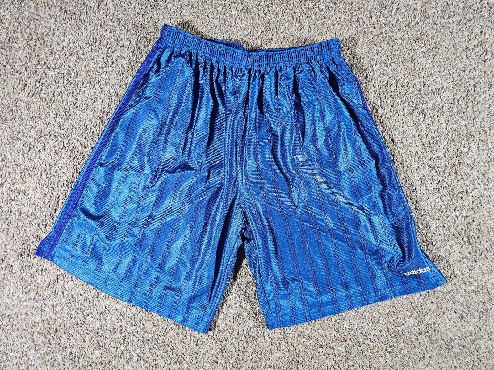 Adidas Adidas Blue Drawstring Shorts L Size US 34 / EU 50 - 2 Thumbnail