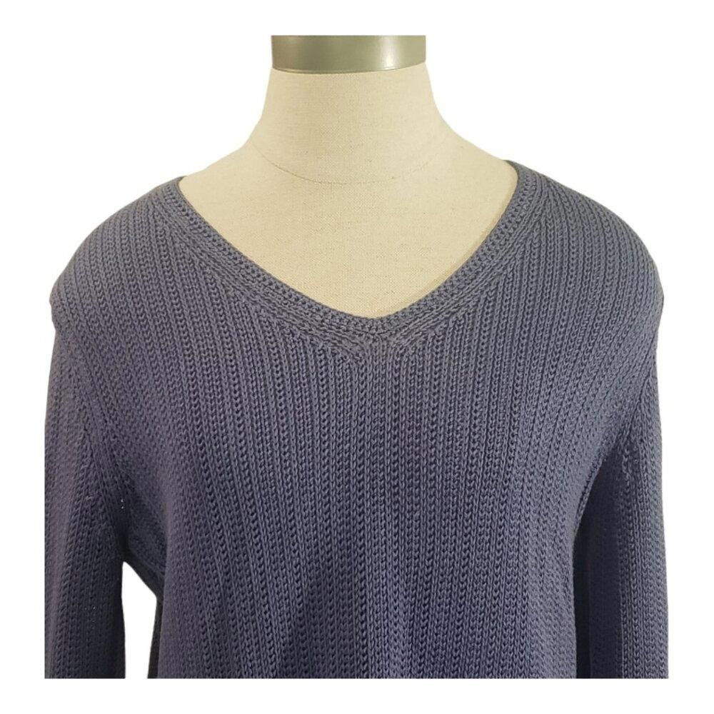 Tommy Bahama CT1978 Tommy Bahama Violet Knit Sweater S Size S / US 4 / IT 40 - 2 Thumbnail