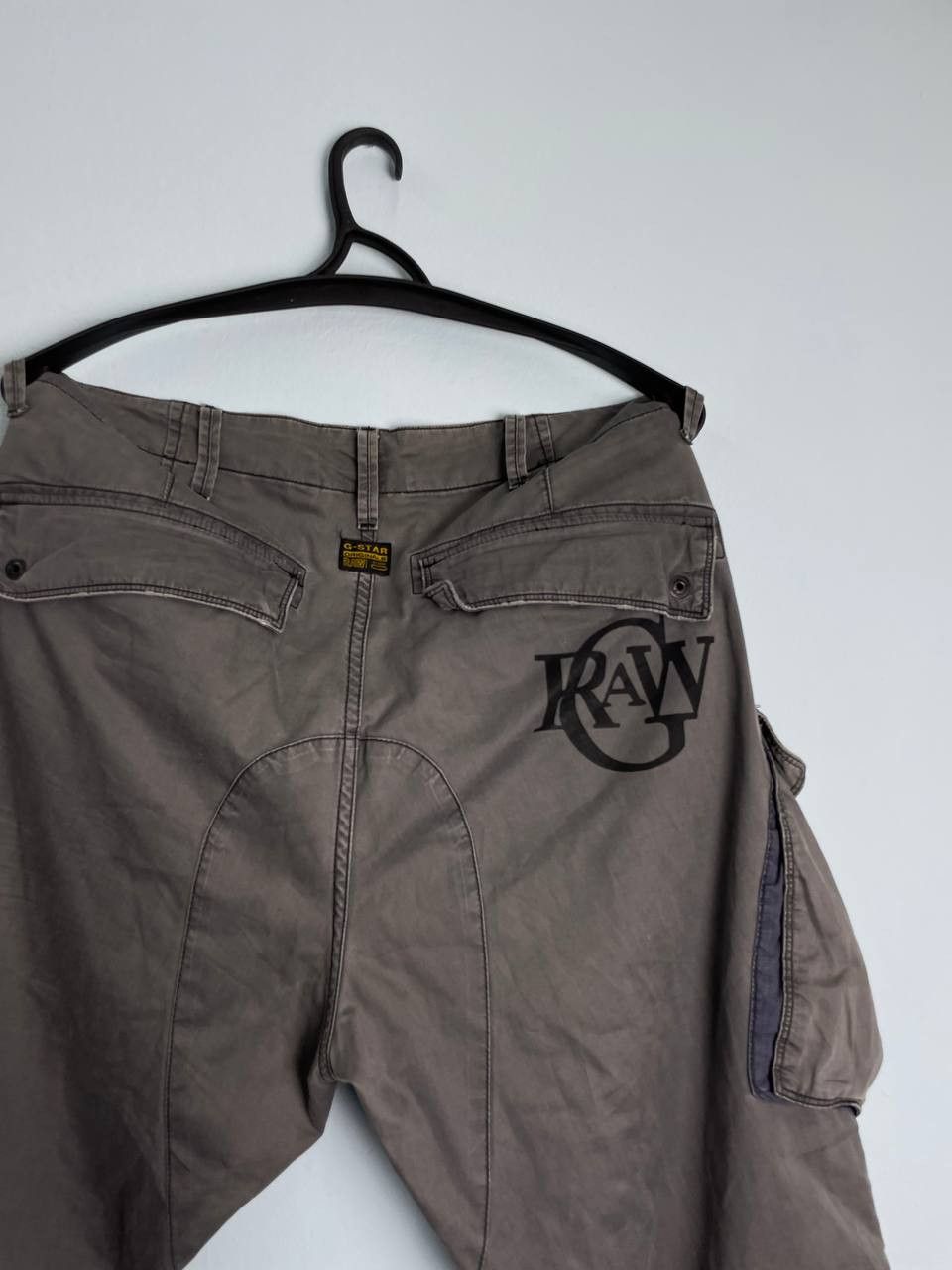 G-Star × Vintage Vintage G Star Raw cargo pants multi pocket Size US 33 - 3 Thumbnail