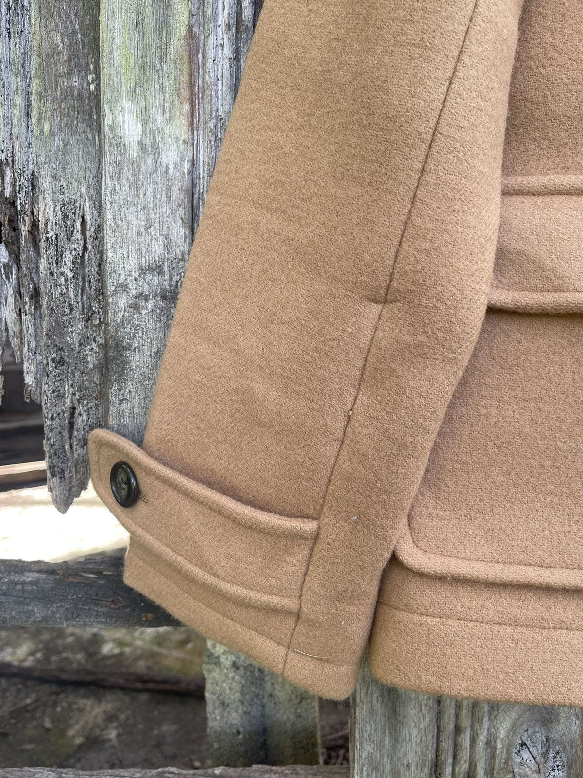 Beams Plus B:MING by BEAMS Camel Lambswool Duffle Coat (Japan Fabric) Size US S / EU 44-46 / 1 - 5 Thumbnail