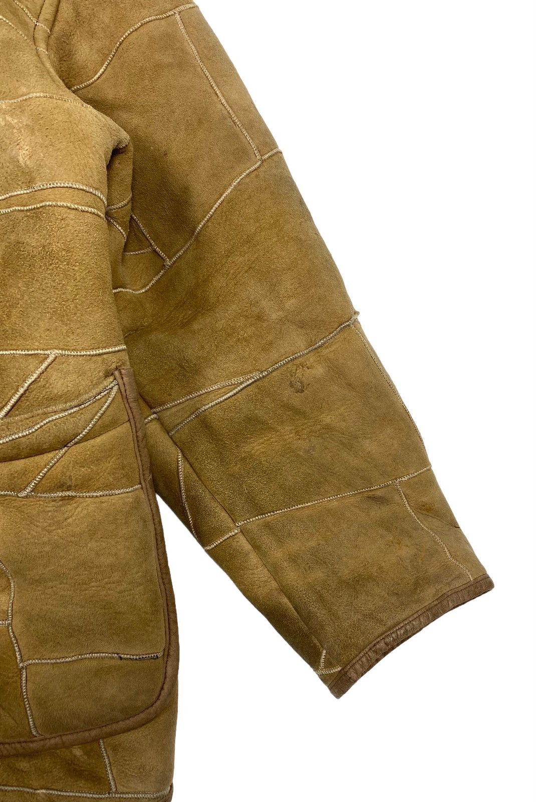Hai Sporting Gear Hai Sporting Gear Issey Shearling B3 Patch Work Jacket Size US M / EU 48-50 / 2 - 11 Thumbnail