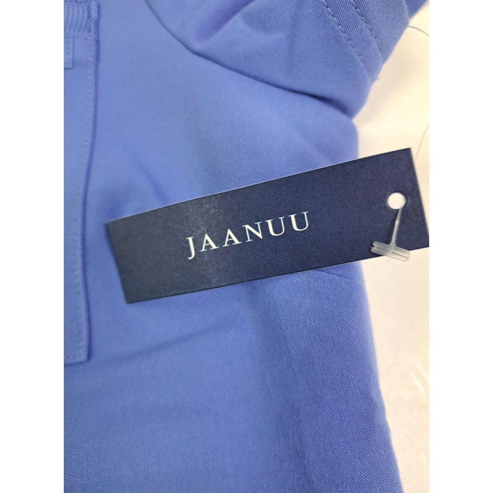 Vintage NWT Jaanuu Womens Medical Scrub Top Blue Size Medium P/R/SP J96241 #6611 Size M / US 6-8 / IT 42-44 - 7 Thumbnail