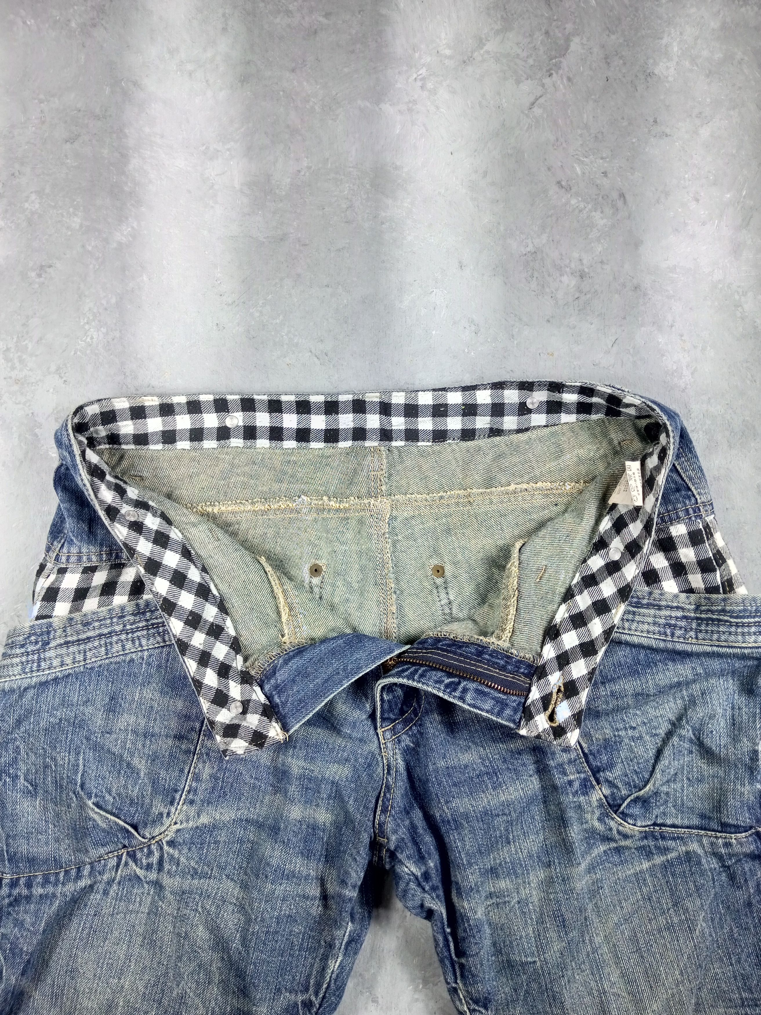 Japanese Brand undefined japanese brand jeans pant Size US 32 / EU 48 - 14 Thumbnail