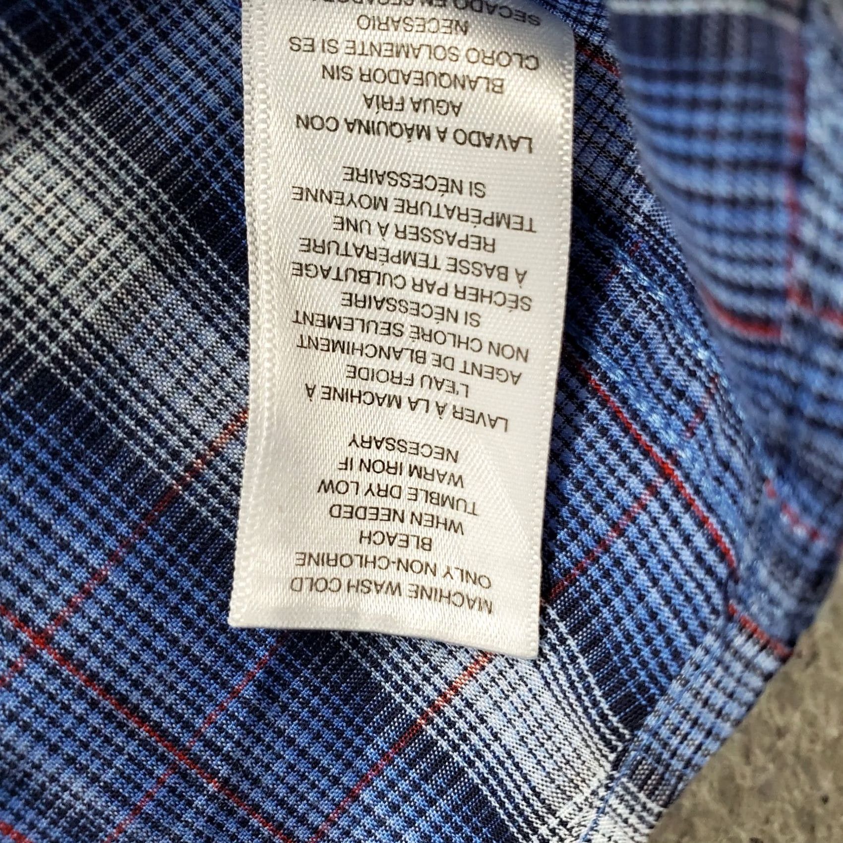 Michael Kors Michael Kors Shirt Men M Multi Plaid Chest Pockets Long Sleeve Button Down Size US M / EU 48-50 / 2 - 7 Thumbnail