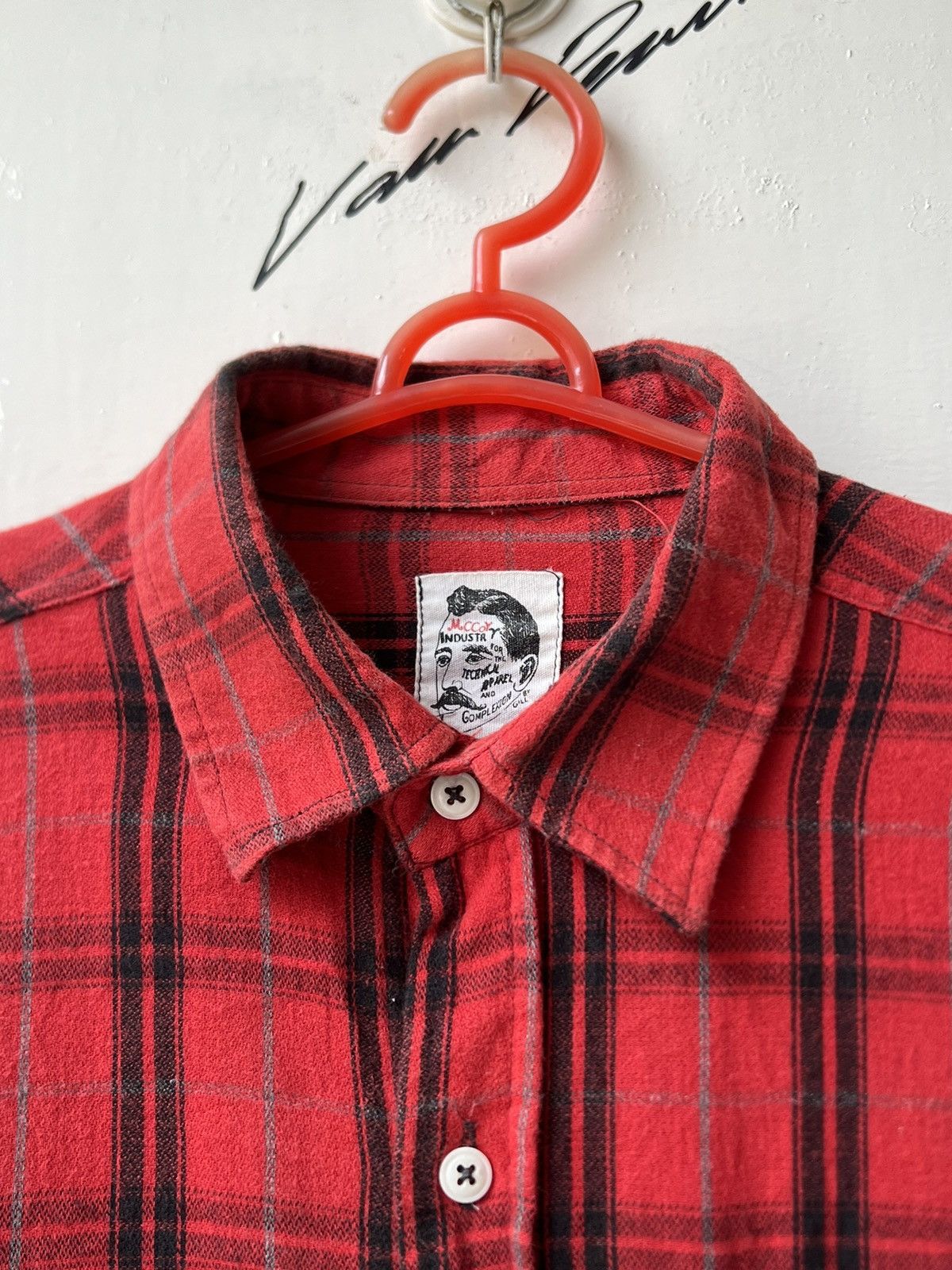 The Real McCoy's McCOY By GILL Technical Apparel Plaid Shirt Size US L / EU 52-54 / 3 - 5 Thumbnail