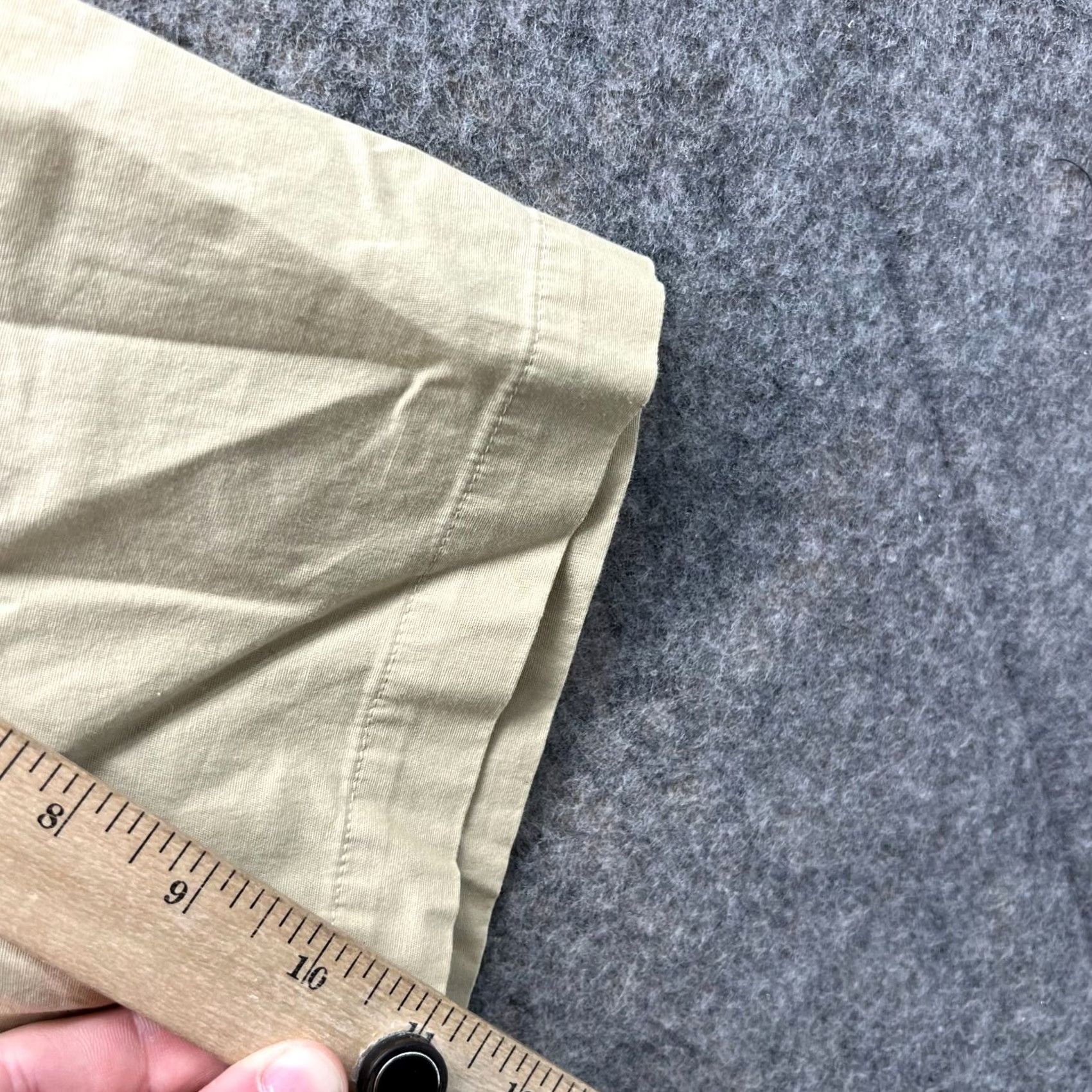 Tommy Hilfiger VINTAGE Tommy Hilfiger Shirt Mens XL Tan Casual Button Up Pocket Outdoors Camp Shirt Size US XL / EU 56 / 4 - 6 Thumbnail