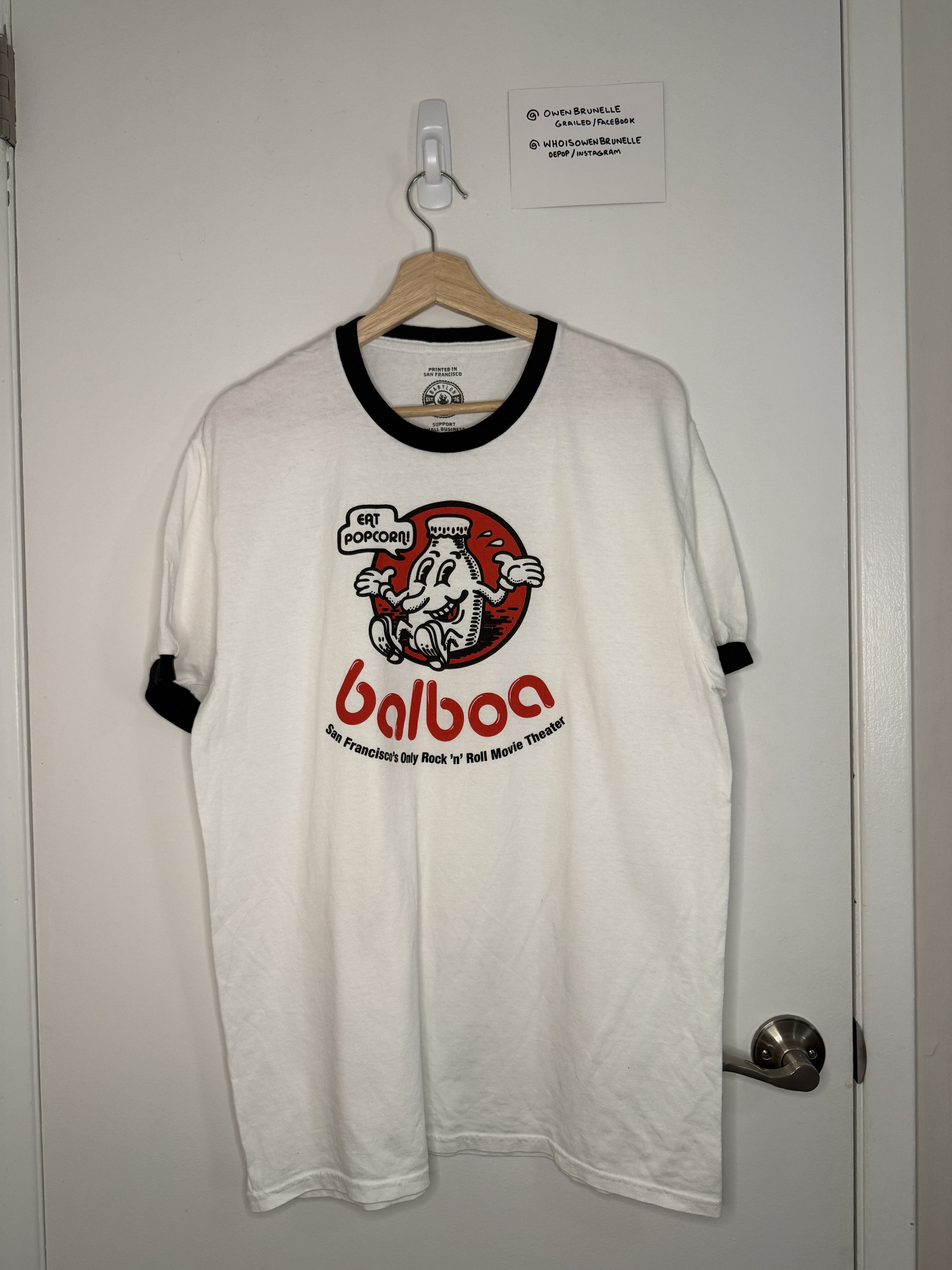Other Balboa Theatre SF Rock n Roll Cinema Ringer Tee Large Size US L / EU 52-54 / 3 - 1 Preview
