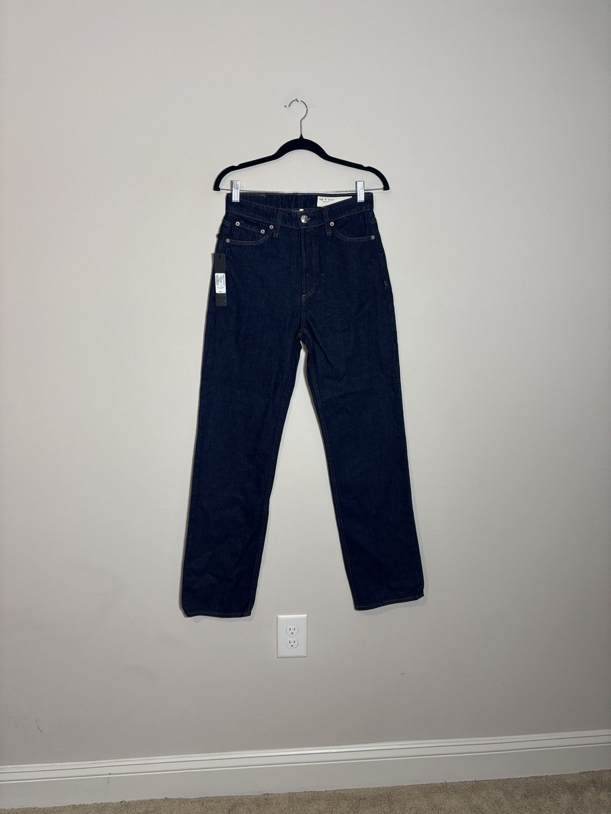 Rag & Bone Rag & Bone Alex High Rise Straight Jeans Size 26 Size 28" / US 6 / IT 42 - 2 Thumbnail