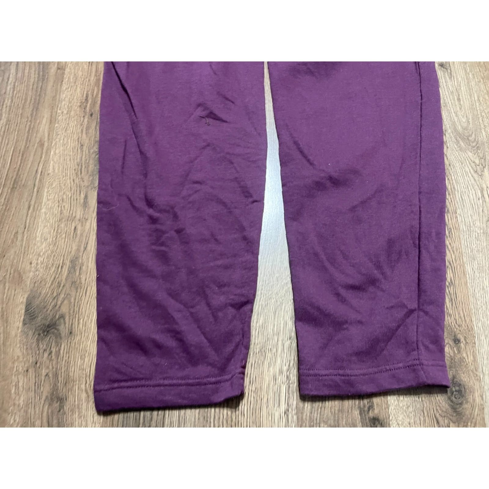 Vintage LAT Pants Women's Small Purple Sweatpants Tie Waist Pants Size 28" / US 6 / IT 42 - 4 Thumbnail