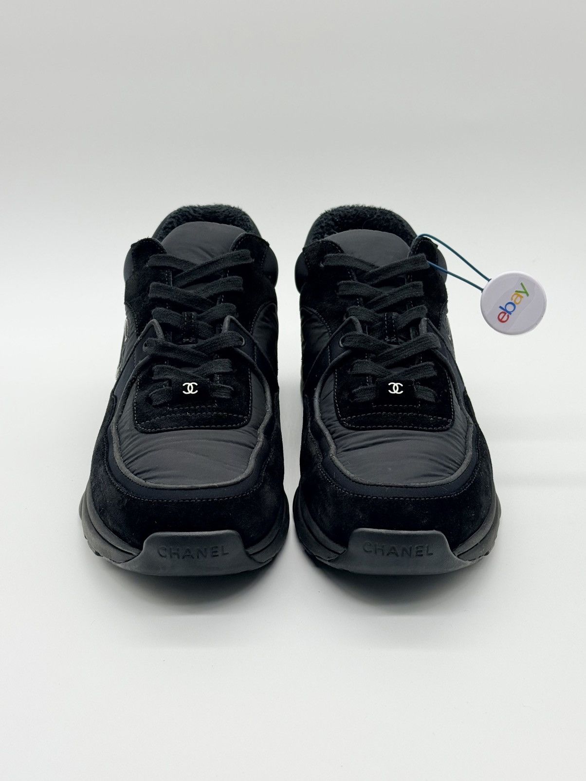 Size 8.5 - Chanel Sneaker Black