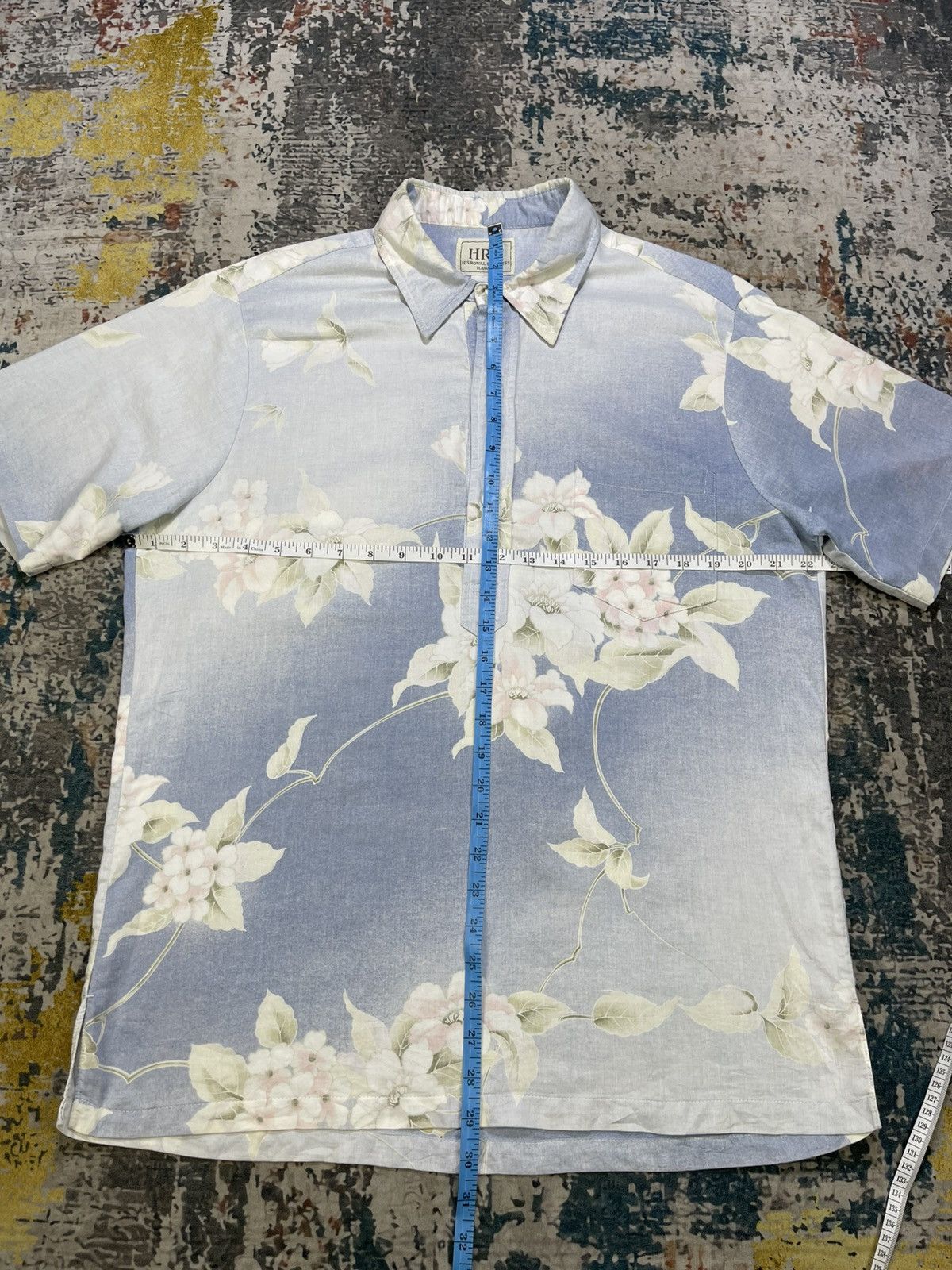 Vintage Vtg HRH His Royal Highness Half Button Hawaiian Shirt Size US M / EU 48-50 / 2 - 6 Thumbnail