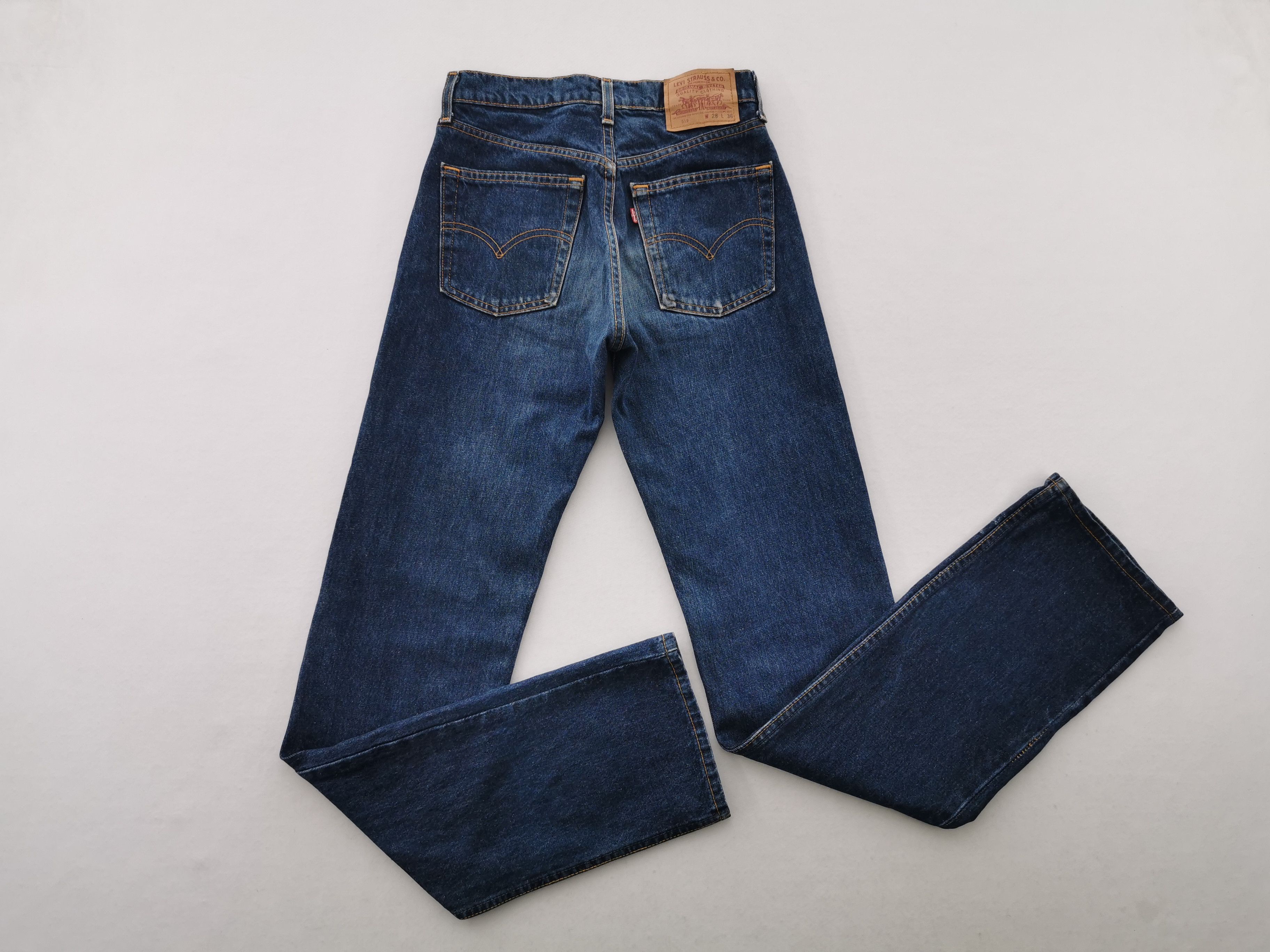 Levi's Vintage Levis Lot 519 Denim Jeans Made In USA Size 28/28x36 Size US 28 / EU 44 - 1 Thumbnail