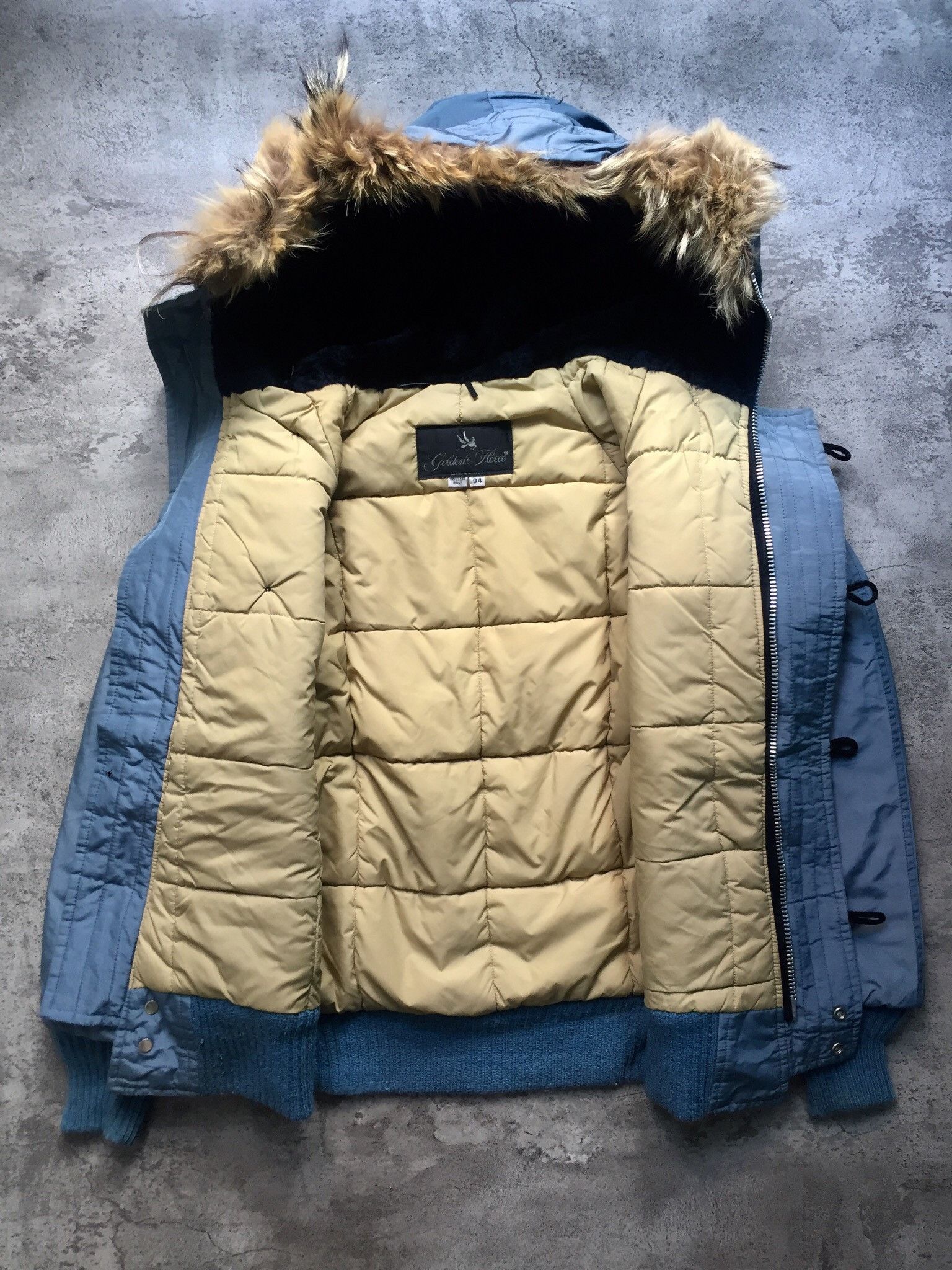 I. Spiewak And Sons Golden Fleece By Spiewak And Sons Fur Bomber Size 34 M-L Size US L / EU 52-54 / 3 - 4 Thumbnail