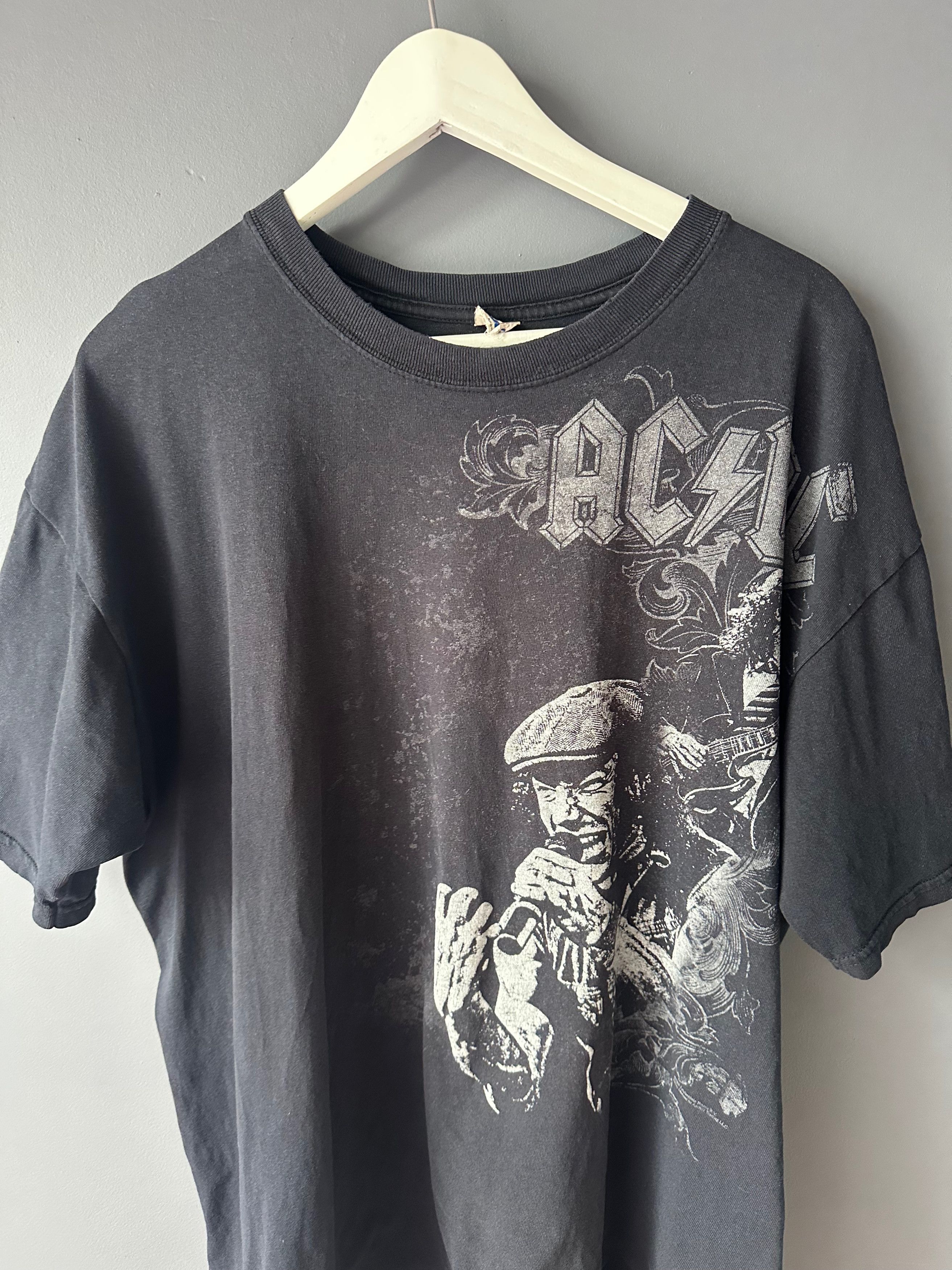 AC/DC ANVIL AC/DC - Brain Johnson & Angus Young band tee Size US XL / EU 56 / 4 - 2 Thumbnail