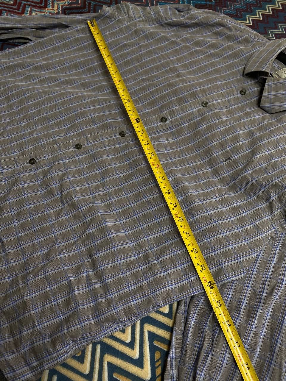 Vintage × Yves Saint Laurent Yves Saint Laurent YSL Mens Long Sleeve Striped Shirt Size US XXL / EU 58 / 5 - 11 Thumbnail