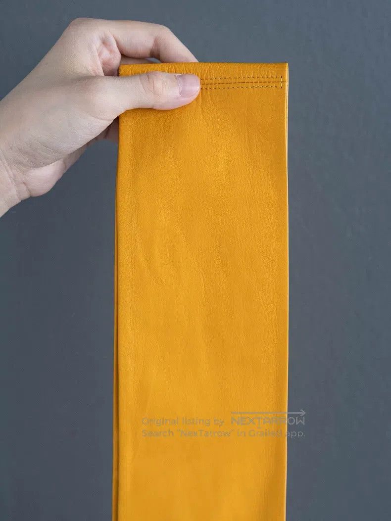 Kenzo Kenzo Yellow leather wide belt Size ONE SIZE - 9 Thumbnail
