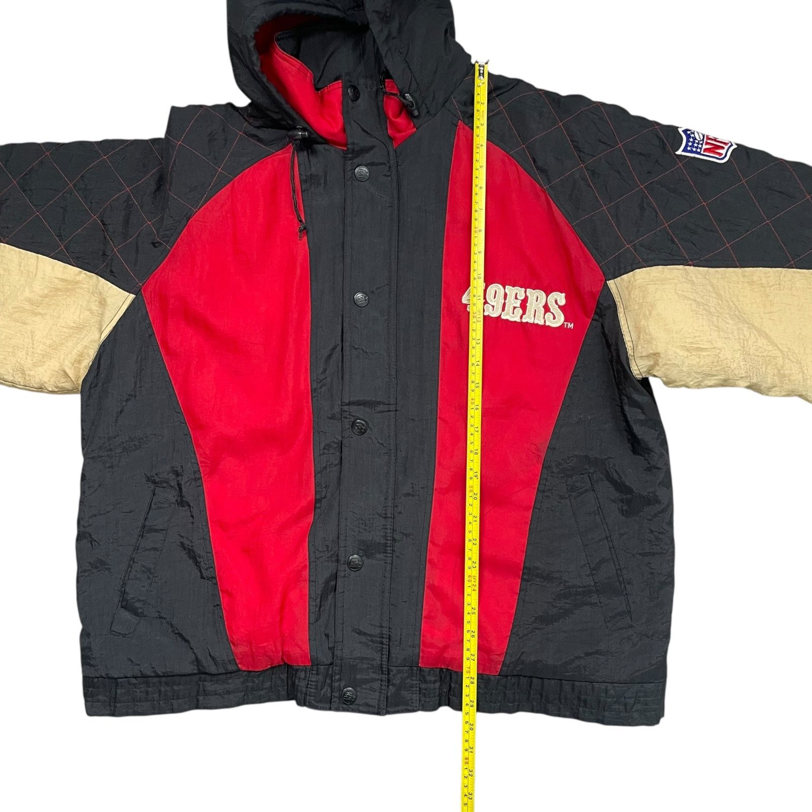 NFL VTG 90s SAN FRANCISCO 49ERS STARTER PRO LINE PUFFER JACKET Size US XL / EU 56 / 4 - 11 Thumbnail