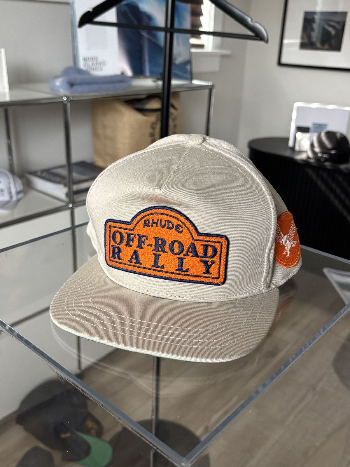 Rhude RHUDE | OFF ROAD RALLY PATCH LOGO HAT Size ONE SIZE - 1 Thumbnail