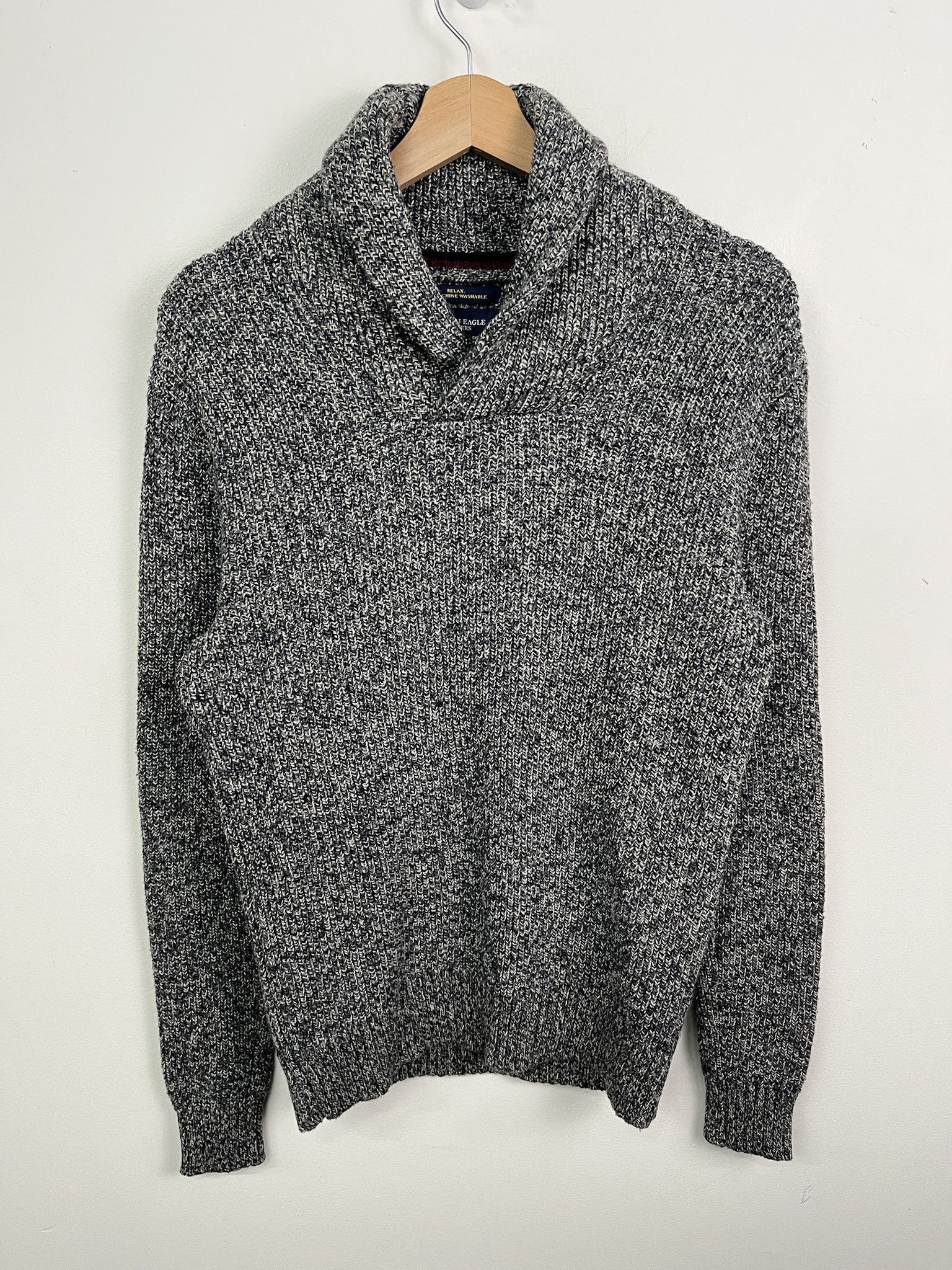 Other Vintage Y2K Sweater American Eagle Heather Knit Cowl Neck Knit Sweater SIze S Size US S / EU 44-46 / 1 - 1 Thumbnail