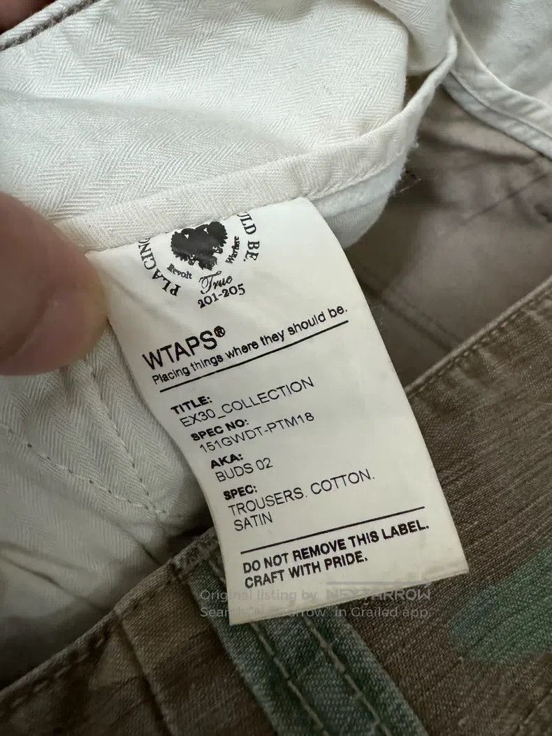 Wtaps Wtaps size 2 Camouflage work pants Size US 40 / EU 56 - 3 Thumbnail