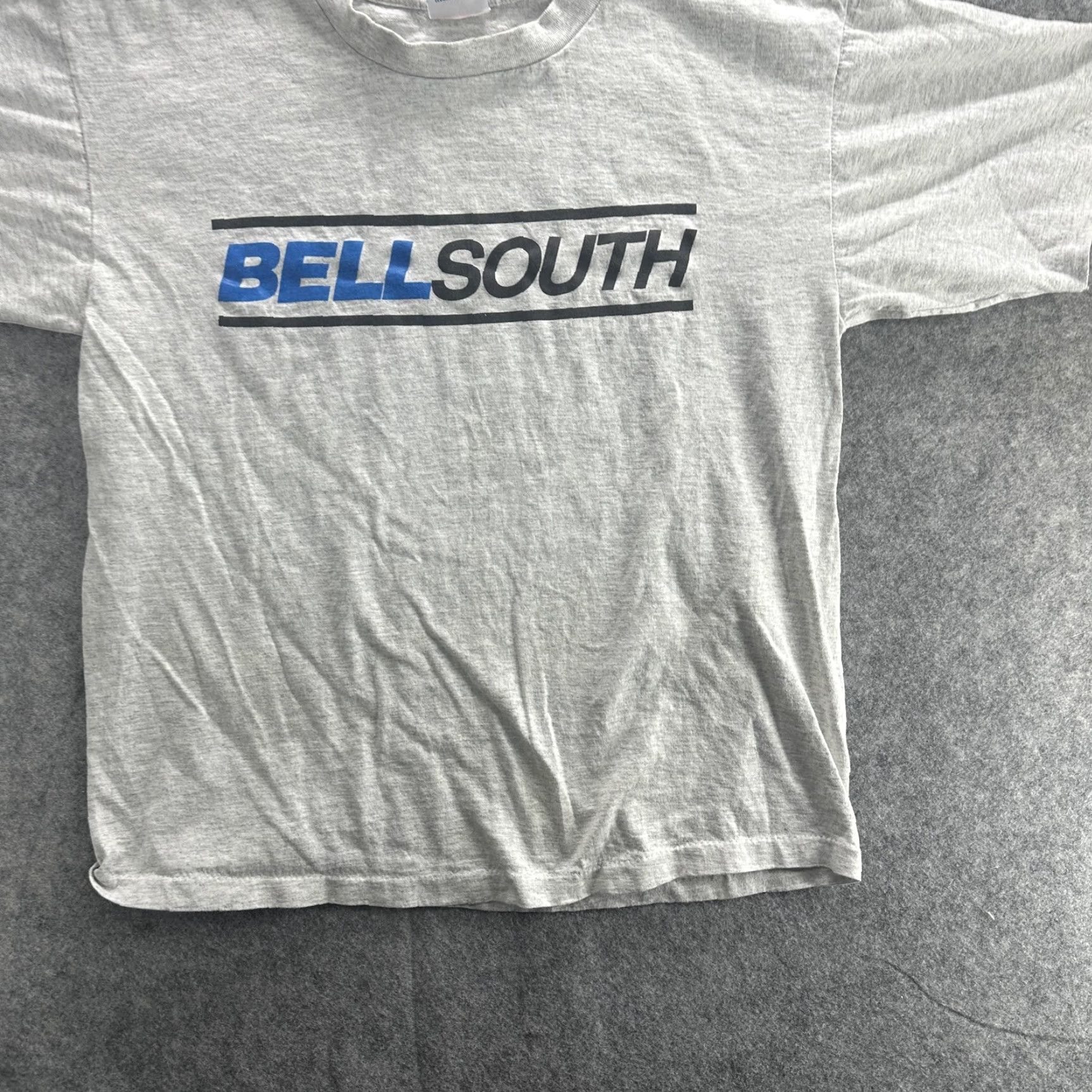 Vintage VINTAGE BellSouth Shirt Mens Large Gray 90s Advertising Promo Tee Crew Neck Short Sleeve Graphic Print United States Mens Size US L / EU 52-54 / 3 - 3 Thumbnail