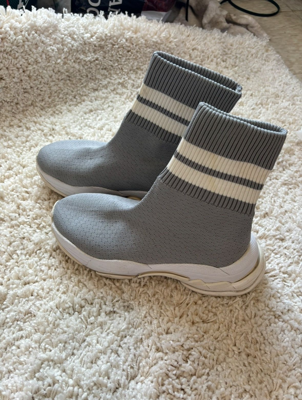 Jeffrey Campbell Jeffery Campbell Tekno High Top Knit Sneakers Size US 8 / IT 38 - 2 Thumbnail