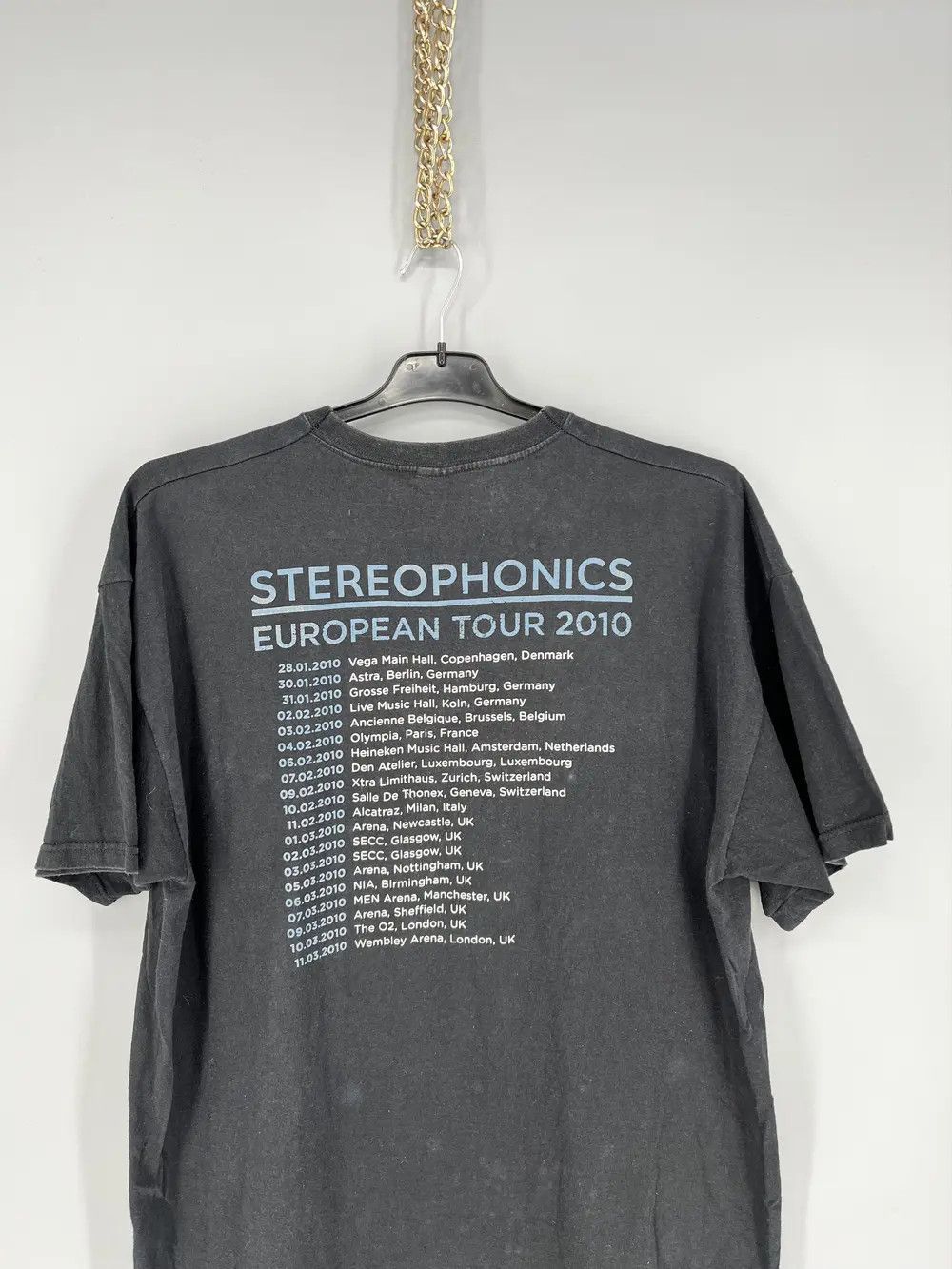 Band Tees Stereophonics Keep Calm And Carry On 2010 European Tour Tee Size US XL / EU 56 / 4 - 7 Thumbnail