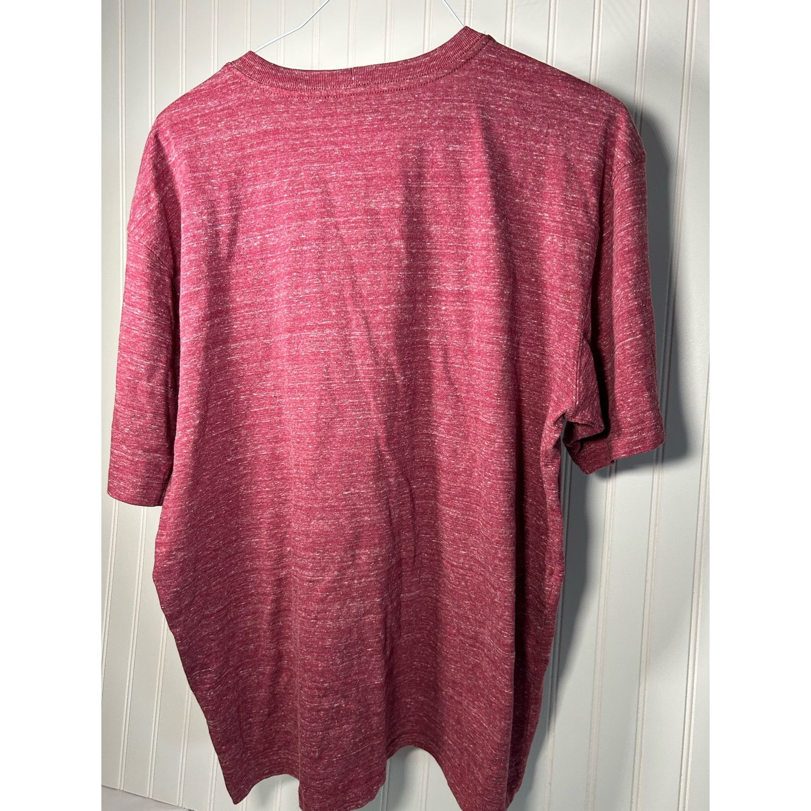 Carhartt CARHARTT LOGO T Shirt MENS LARGE BURGUNDY RED HEATHER Size US L / EU 52-54 / 3 - 3 Thumbnail