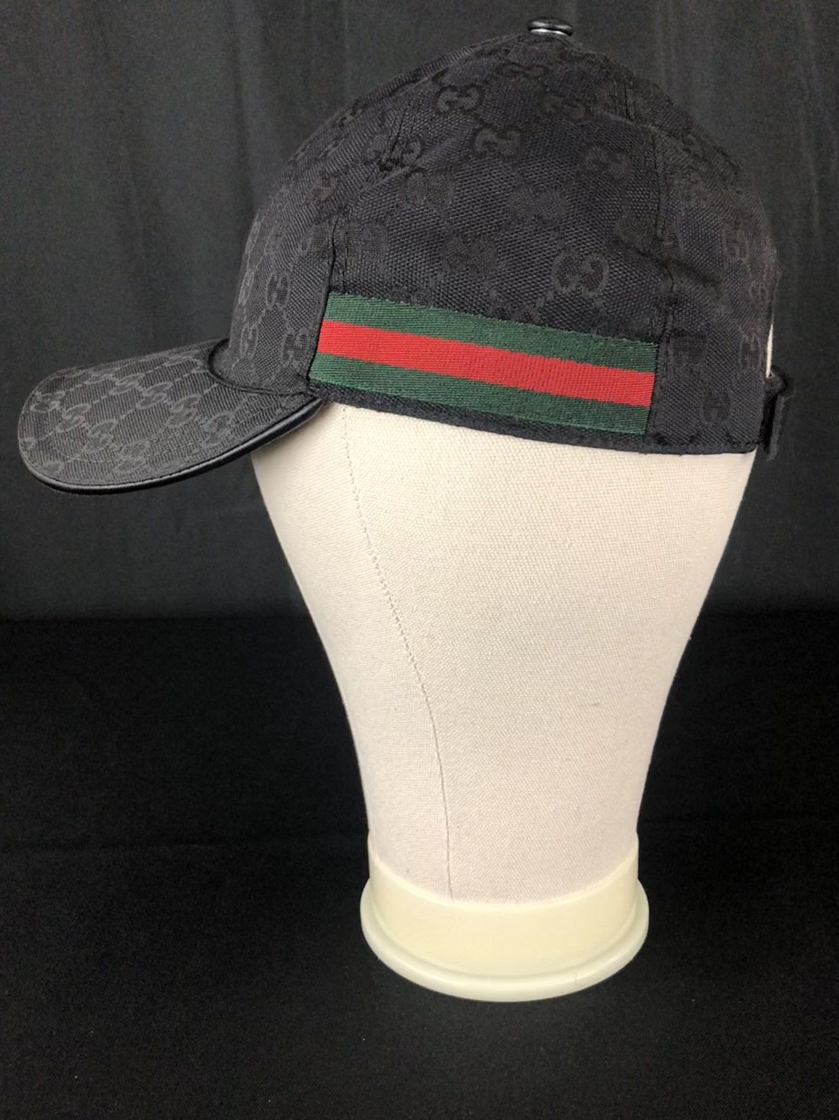 Gucci ORIGINAL GG CANVAS BASEBALL HAT WITH WEB Size ONE SIZE - 8 Thumbnail