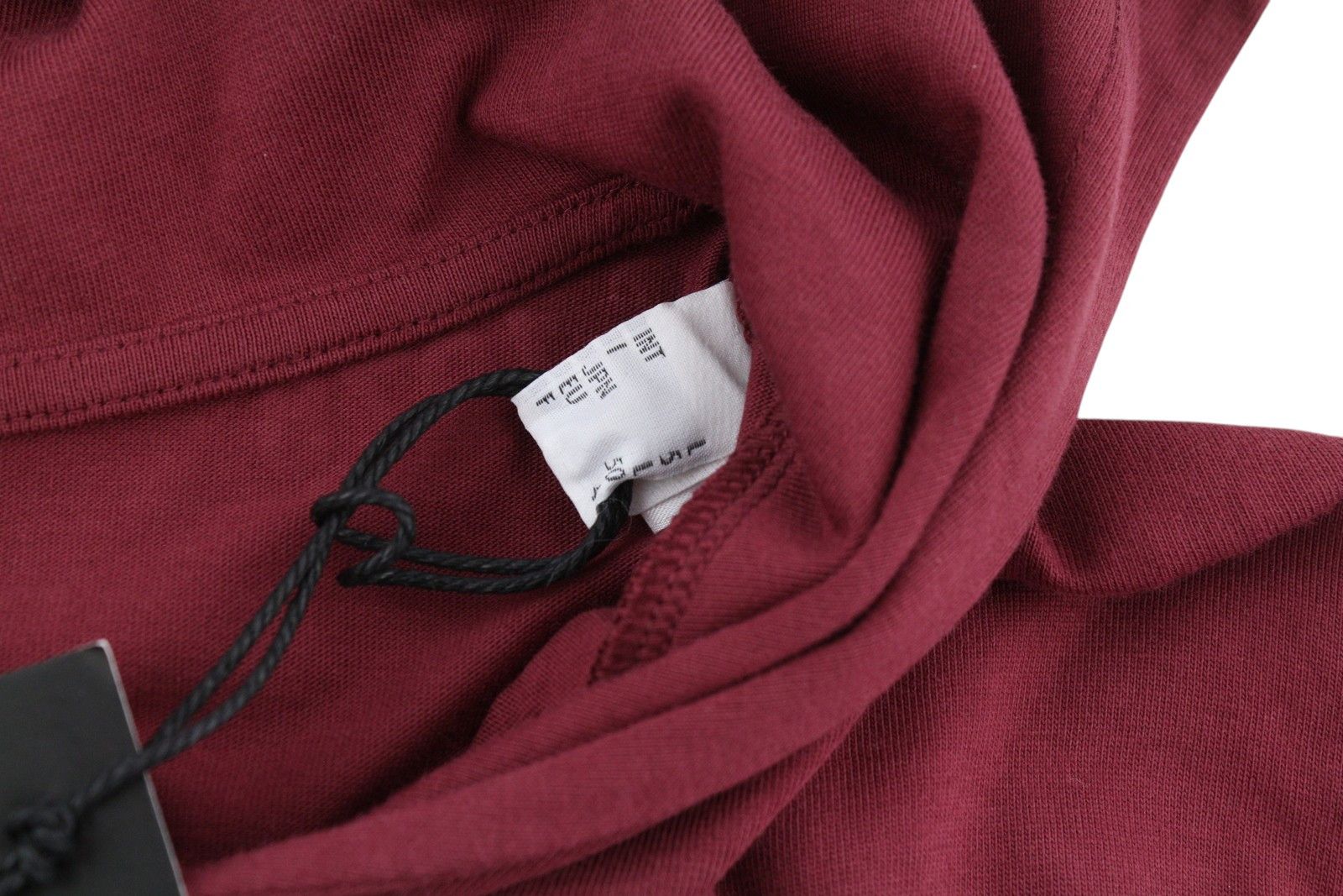 Diesel UMLT-JIMMIES L Burgundy Hooded Logo T-Shirt 41003 Size US L / EU 52-54 / 3 - 6 Thumbnail