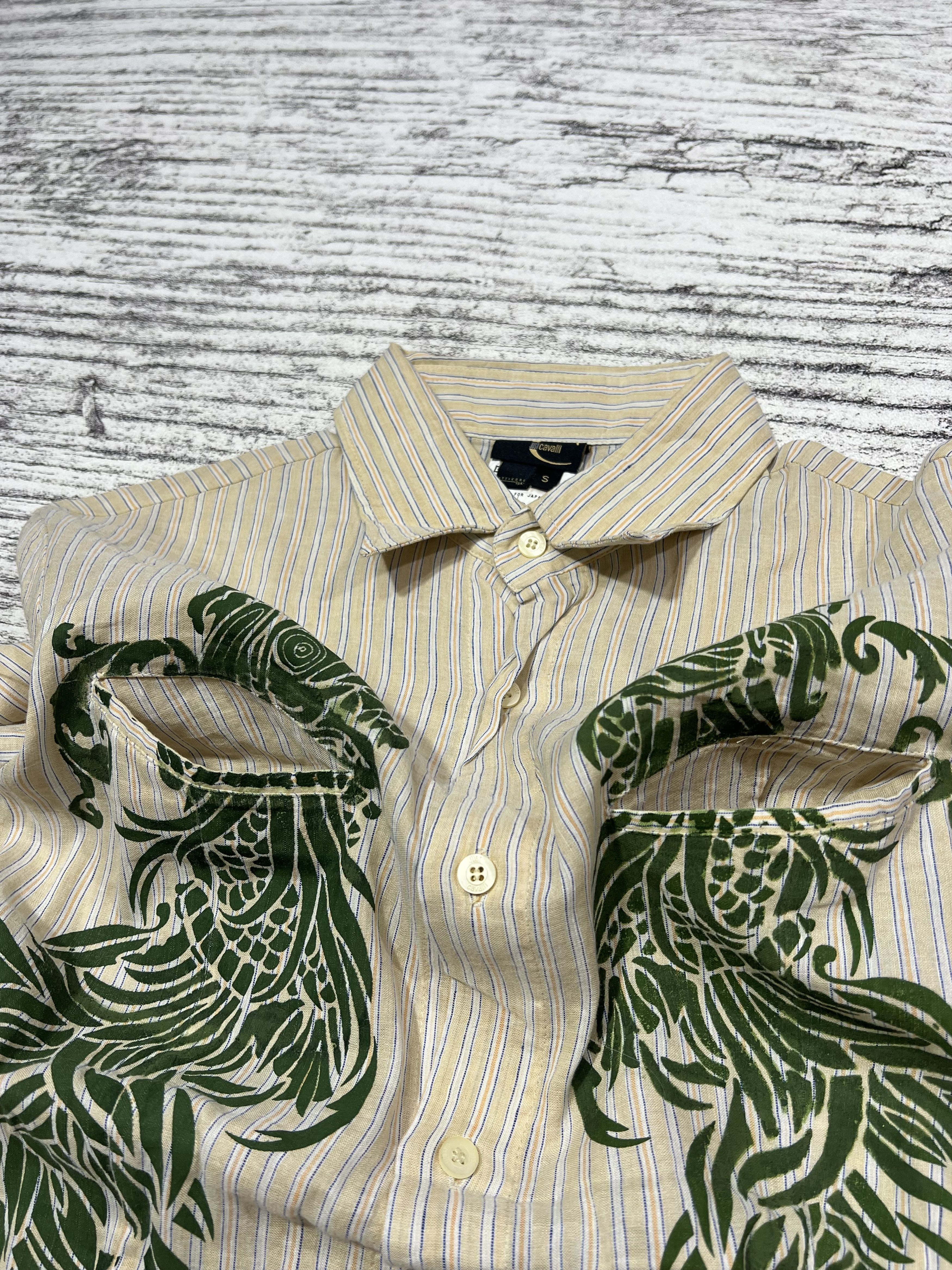 Just Cavalli 2000s Just Cavalli Guayabera Longsleeve Shirt Size US M / EU 48-50 / 2 - 8 Thumbnail