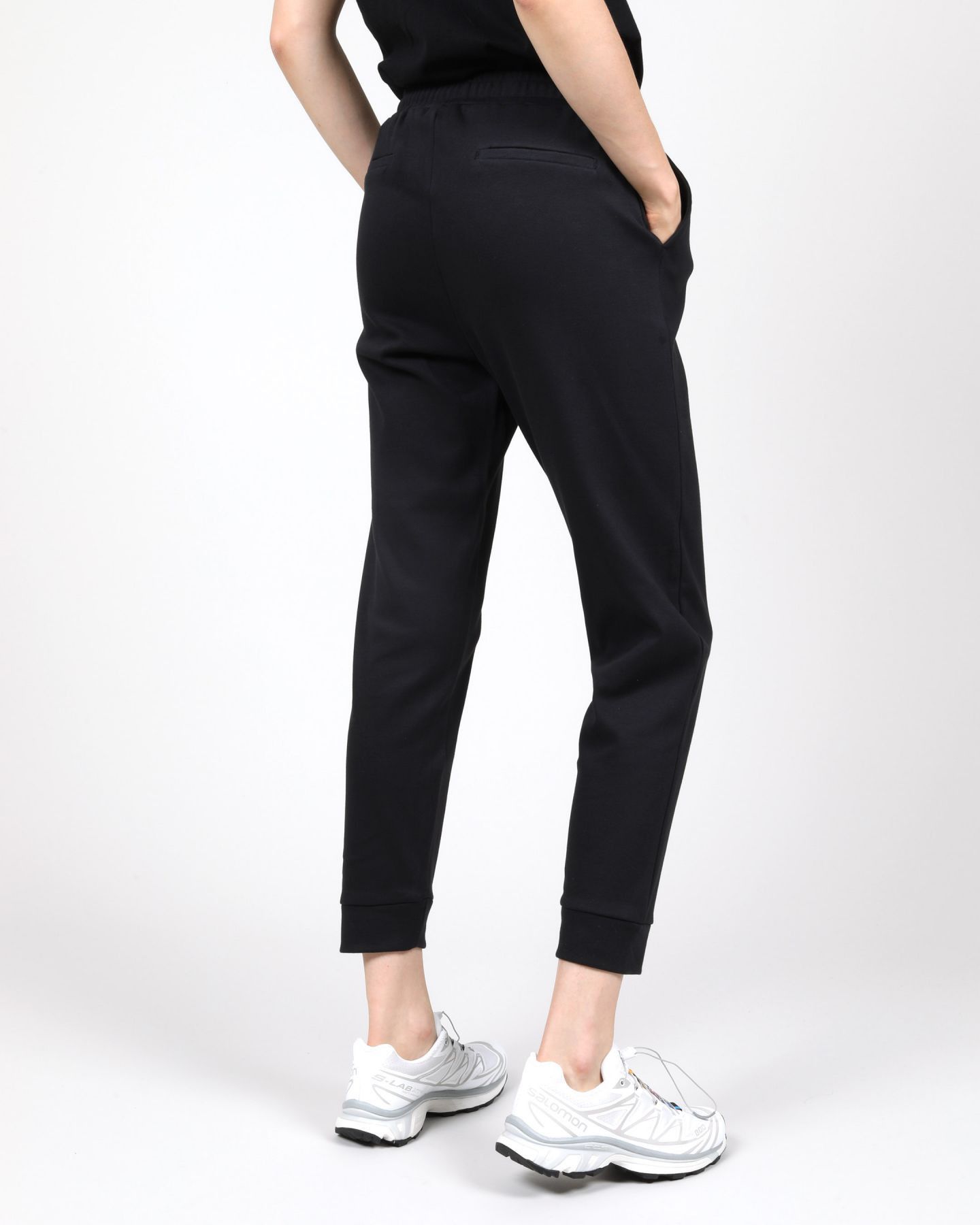 Wemoto BNWT Wemoto - Patsy - Easy Pants Black Organic Cotton Large Size 32" / US 10 / IT 46 - 4 Thumbnail