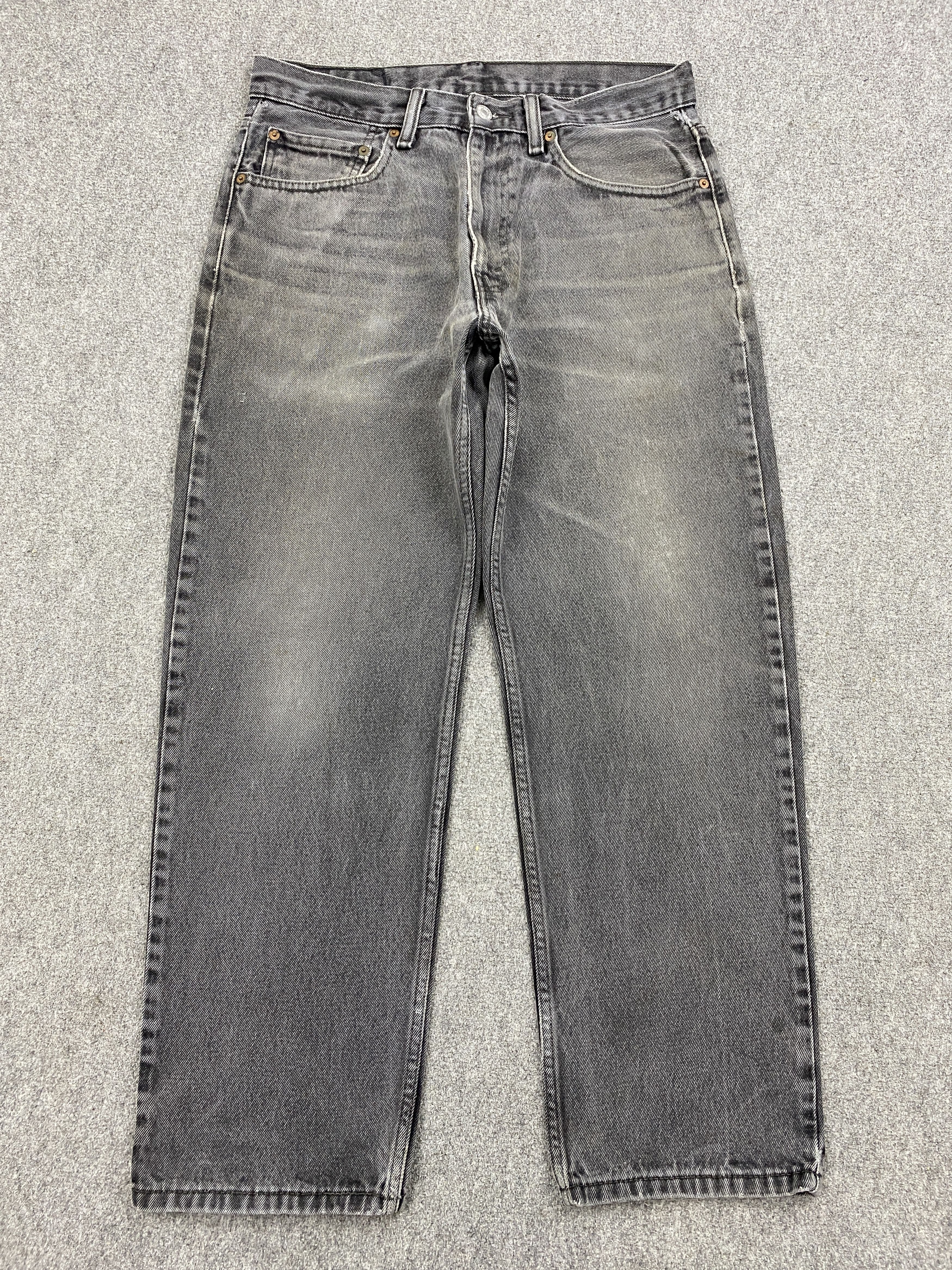 Levi's Vintage Levis 505 Faded Black Jeans DJ0051 Size US 32 / EU 48 - 1 Thumbnail