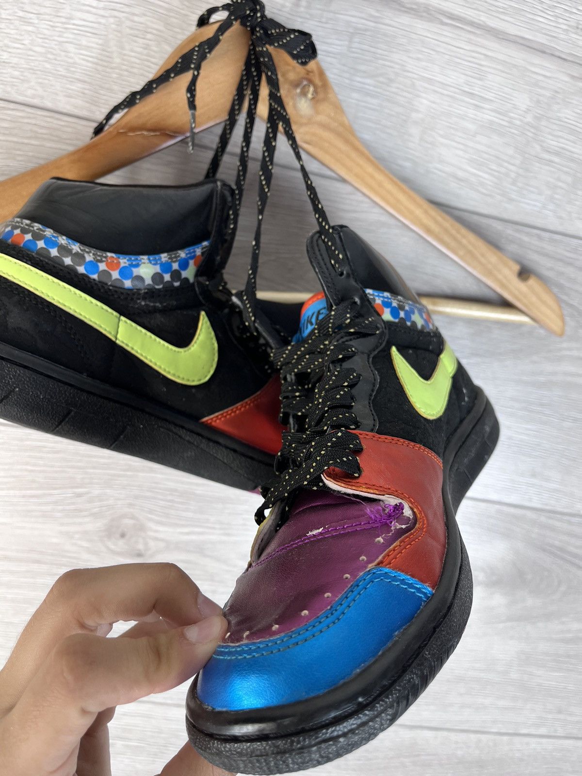 Vintage Vintage women’s sneakers Nike Court Force y2k Jordan us7 Size US 7 / IT 37 - 7 Thumbnail
