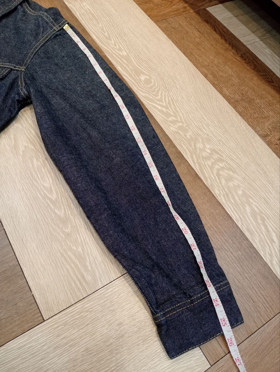 LEE RIDERS UNION MADE SANFORIZED BLUE DENIM JACKET - SIZE 40