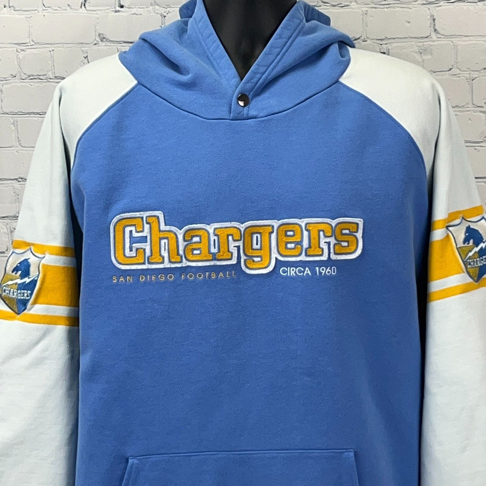 Reebok Los Angeles LA Chargers Hoodie San Diego Reebok Blue 3XL Size US XXL / EU 58 / 5 - 1 Thumbnail