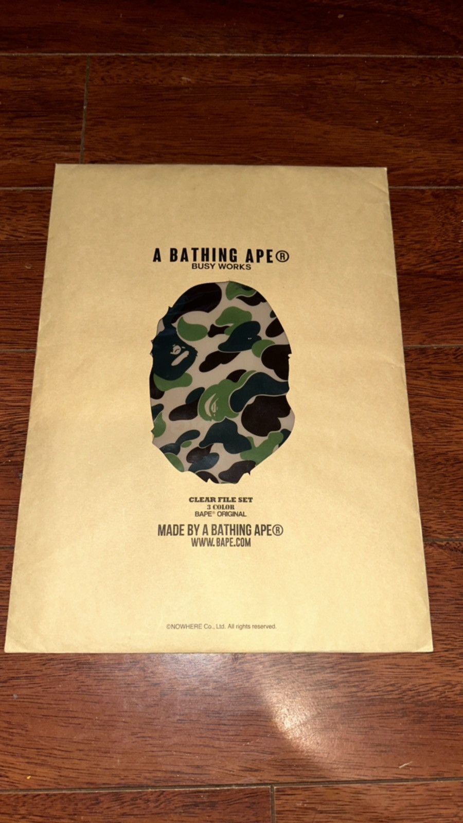 Bape Bape Abc camo clear file Set Size ONE SIZE - 3 Thumbnail