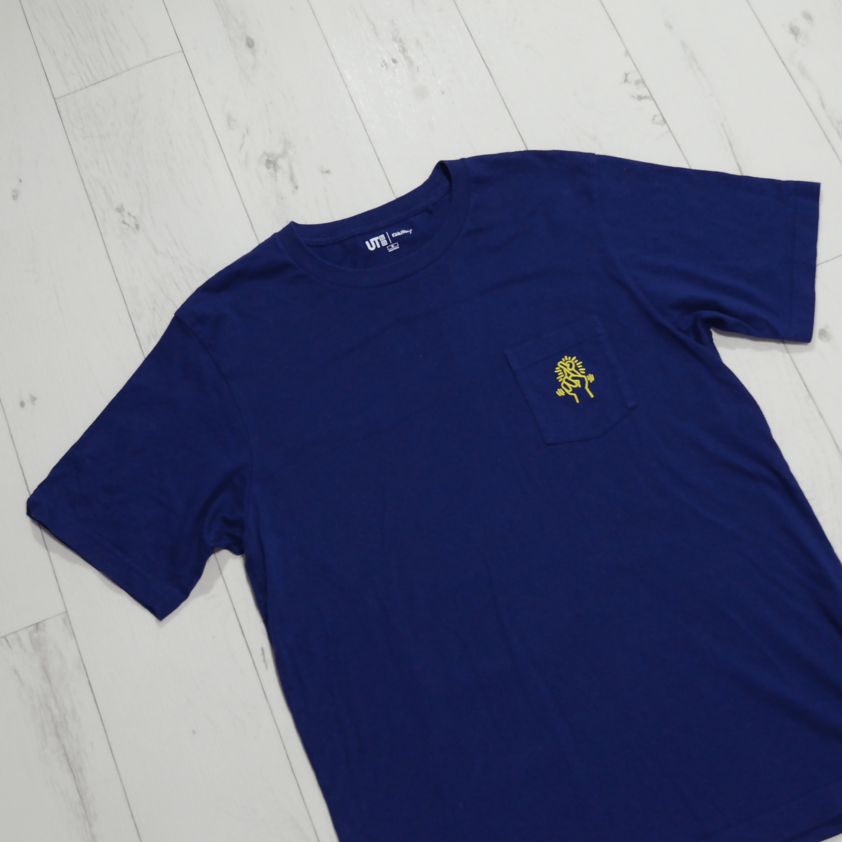 Keith Haring × Uniqlo UT Uniqlo X Keith Haring T-Shirt Mens Medium Navy Graphic M Size US M / EU 48-50 / 2 - 3 Thumbnail