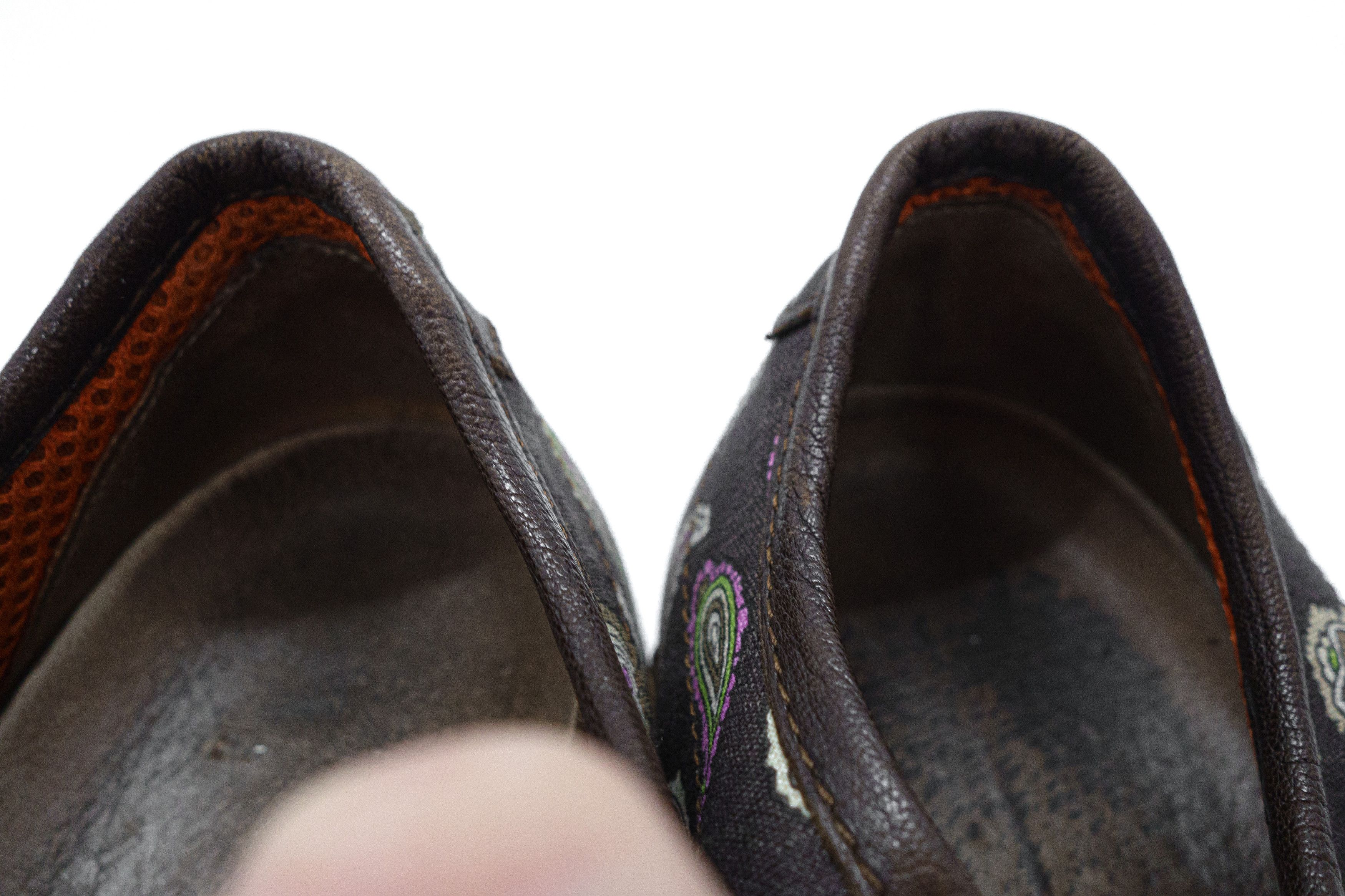 Etro Paisley Low Leather Sneakers Size US 9 / EU 42 - 6 Thumbnail