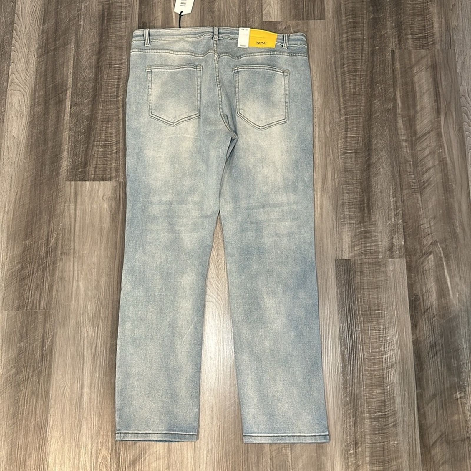 WeSC WESC Bob Straight Leg Jeans - 36x32 Size US 36 / EU 52 - 3 Thumbnail