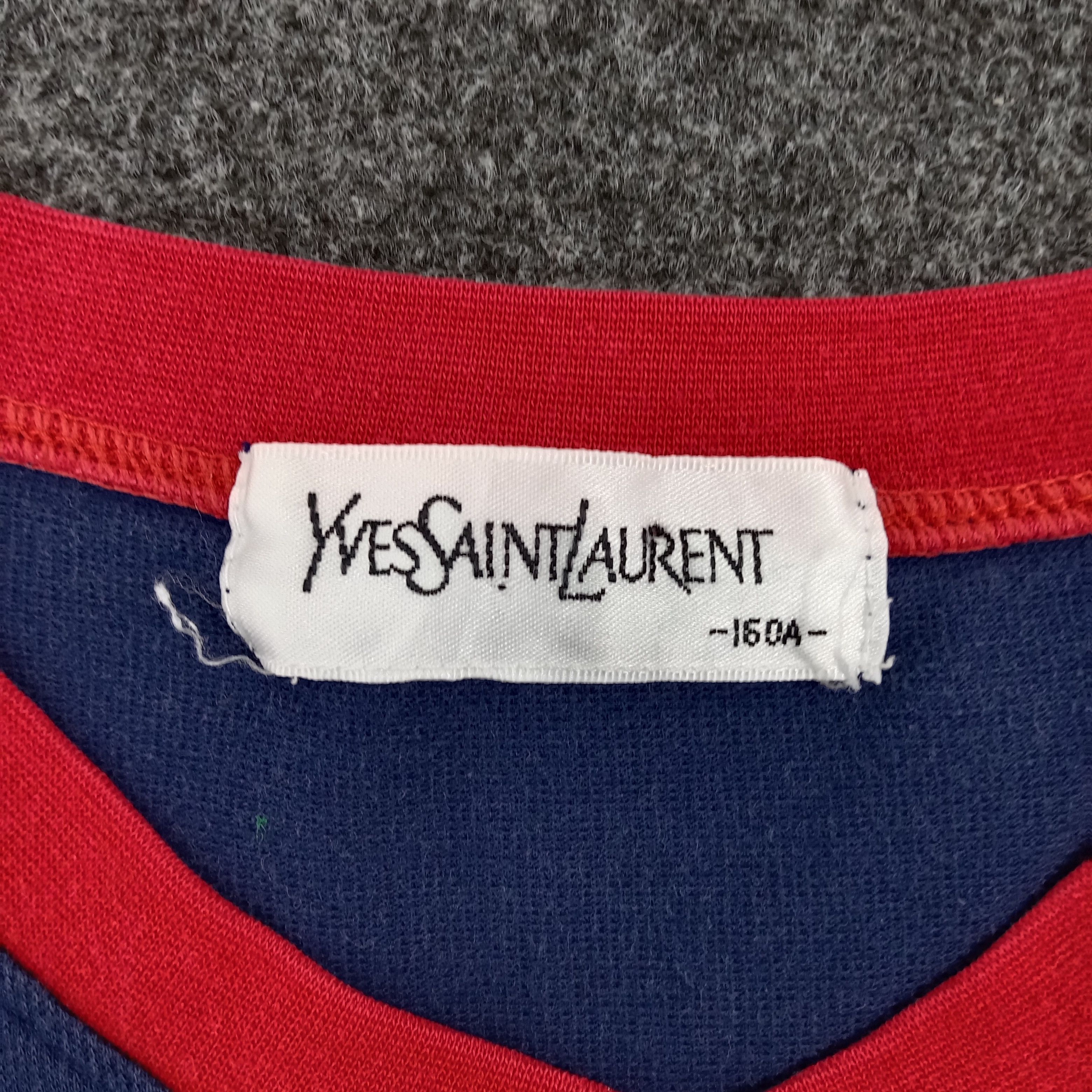 Vintage × Yves Saint Laurent Italian Brand Yves Saint Laurent Tshirt Size US L / EU 52-54 / 3 - 3 Thumbnail